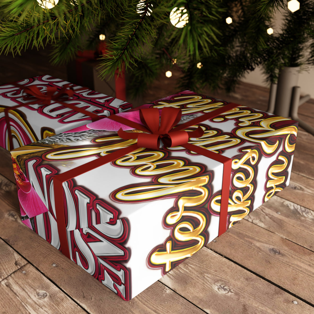 Wrapping Paper - "TLOD Top Ladies of Distinction: Sisterhood Makes the Season Bright"