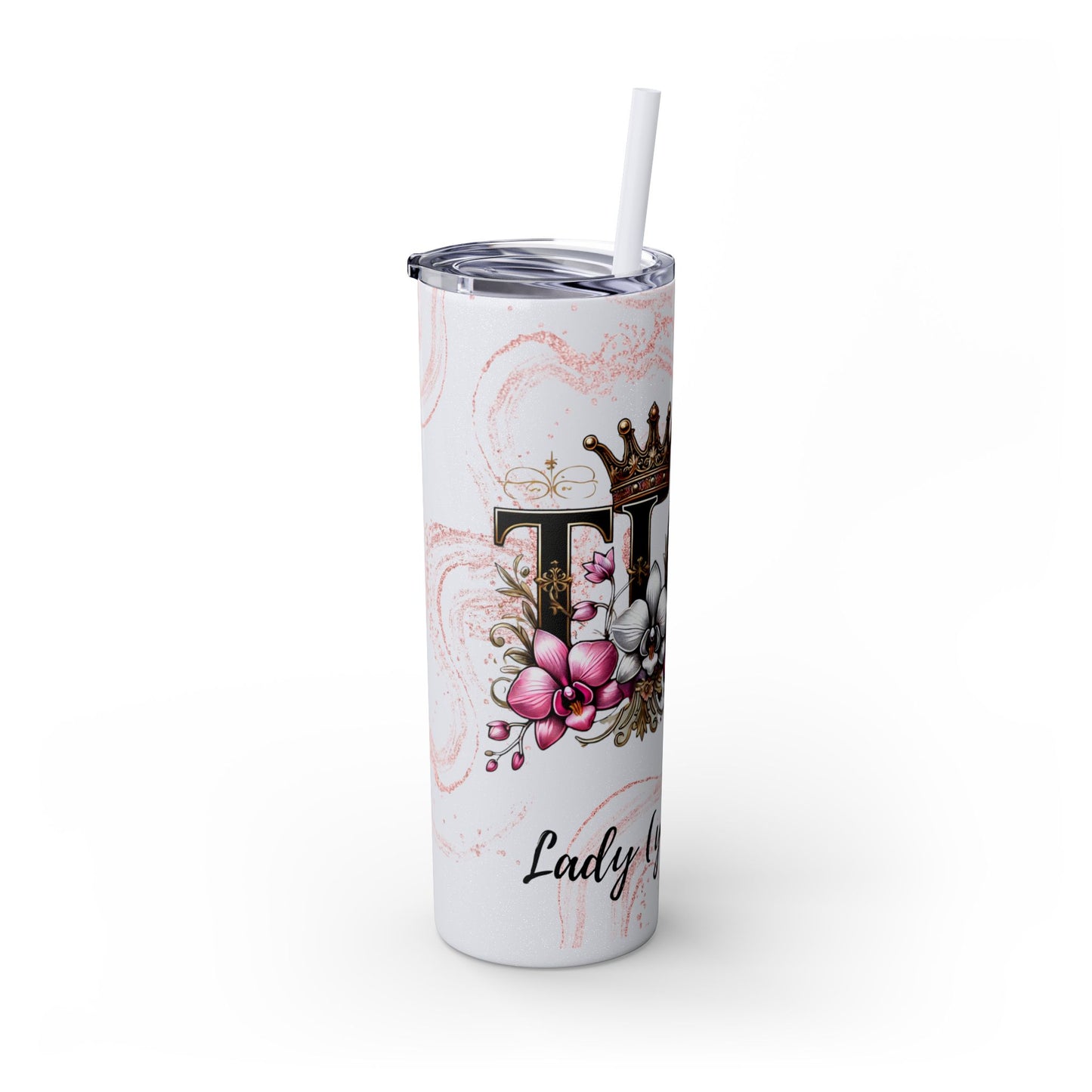 Skinny Tumbler with Straw, 20oz
