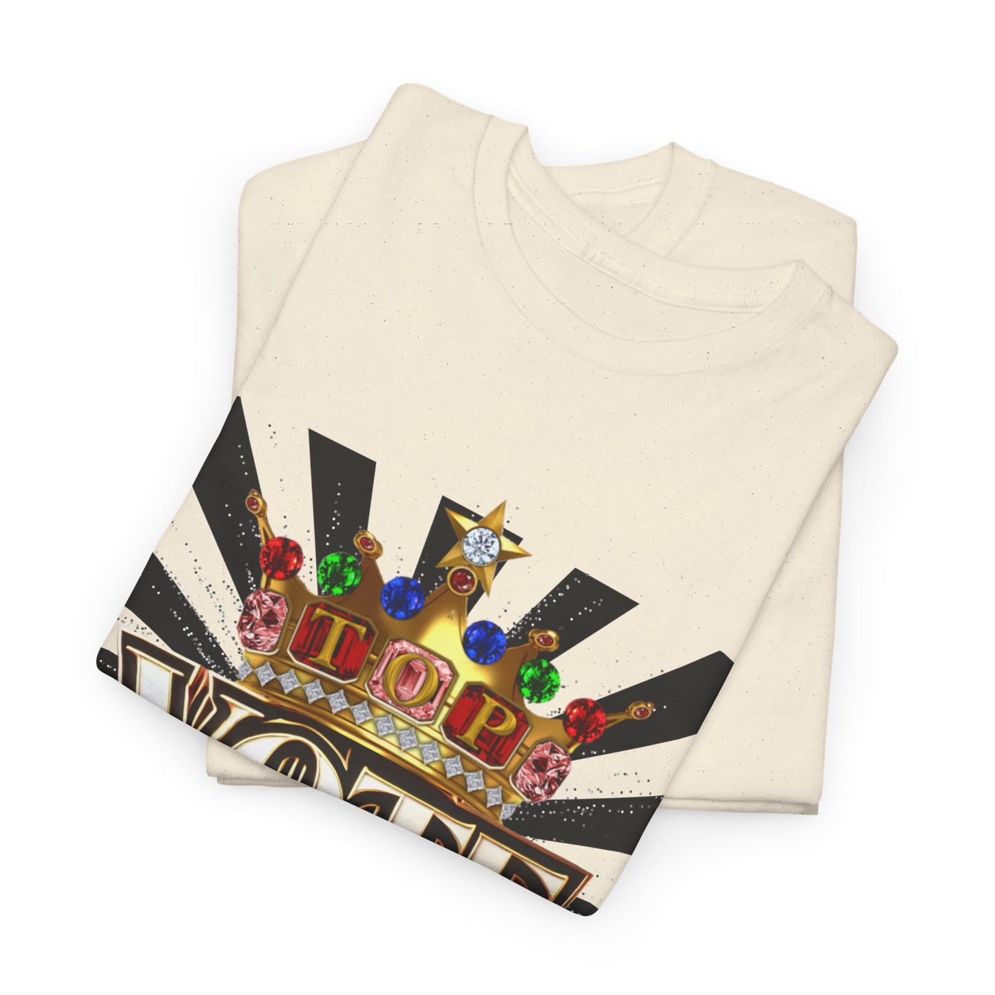 Top Vote LOD" Crown Graphic T-Shirt – Bold & Regal Statement Tee