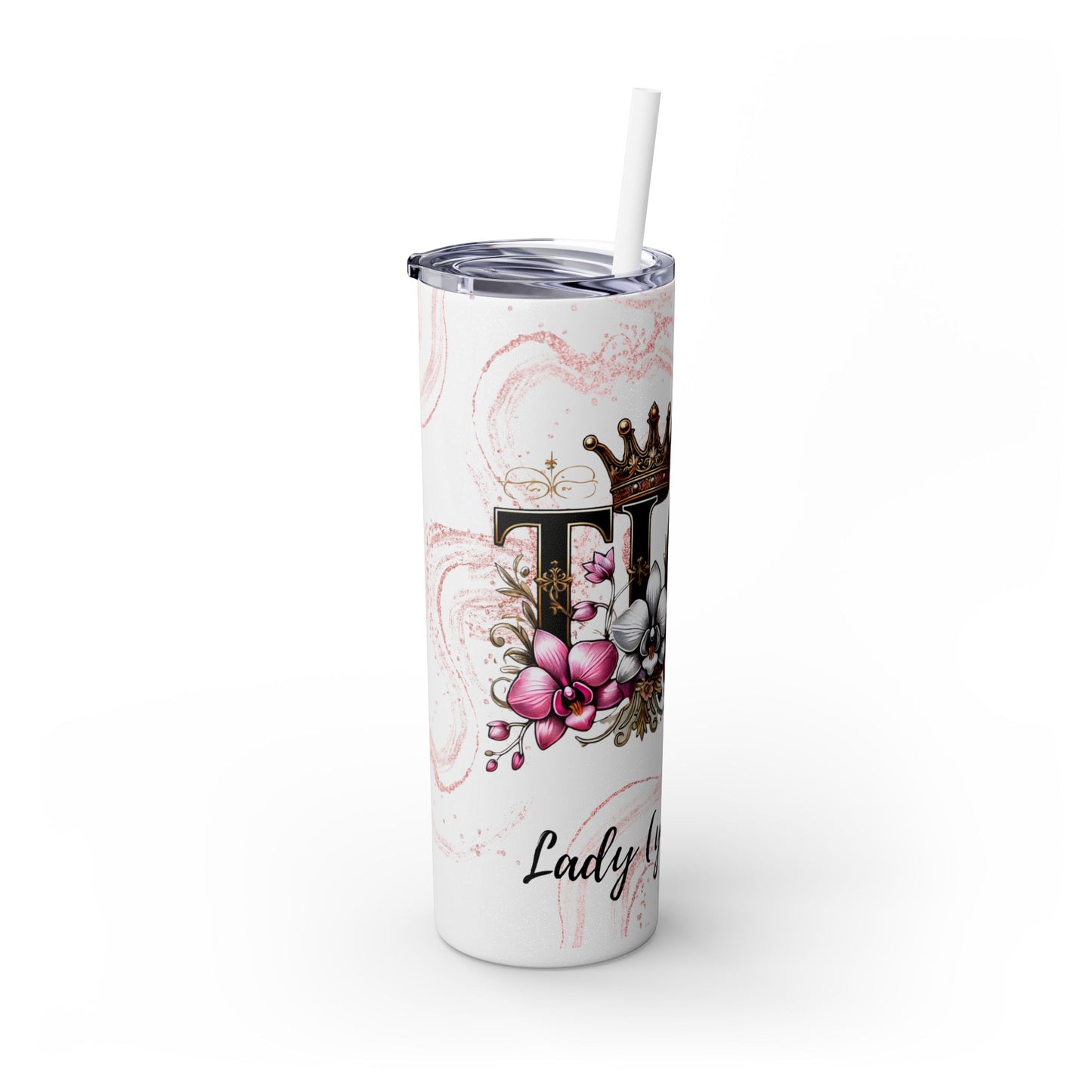 Skinny Tumbler with Straw, 20oz