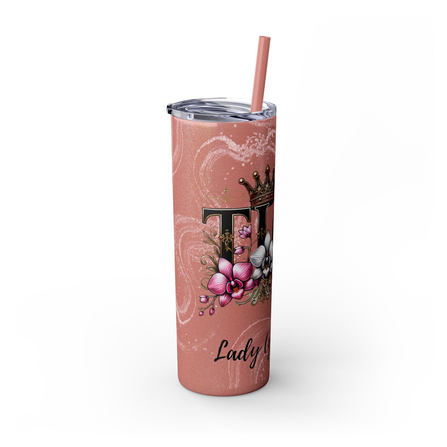 Skinny Tumbler with Straw, 20oz