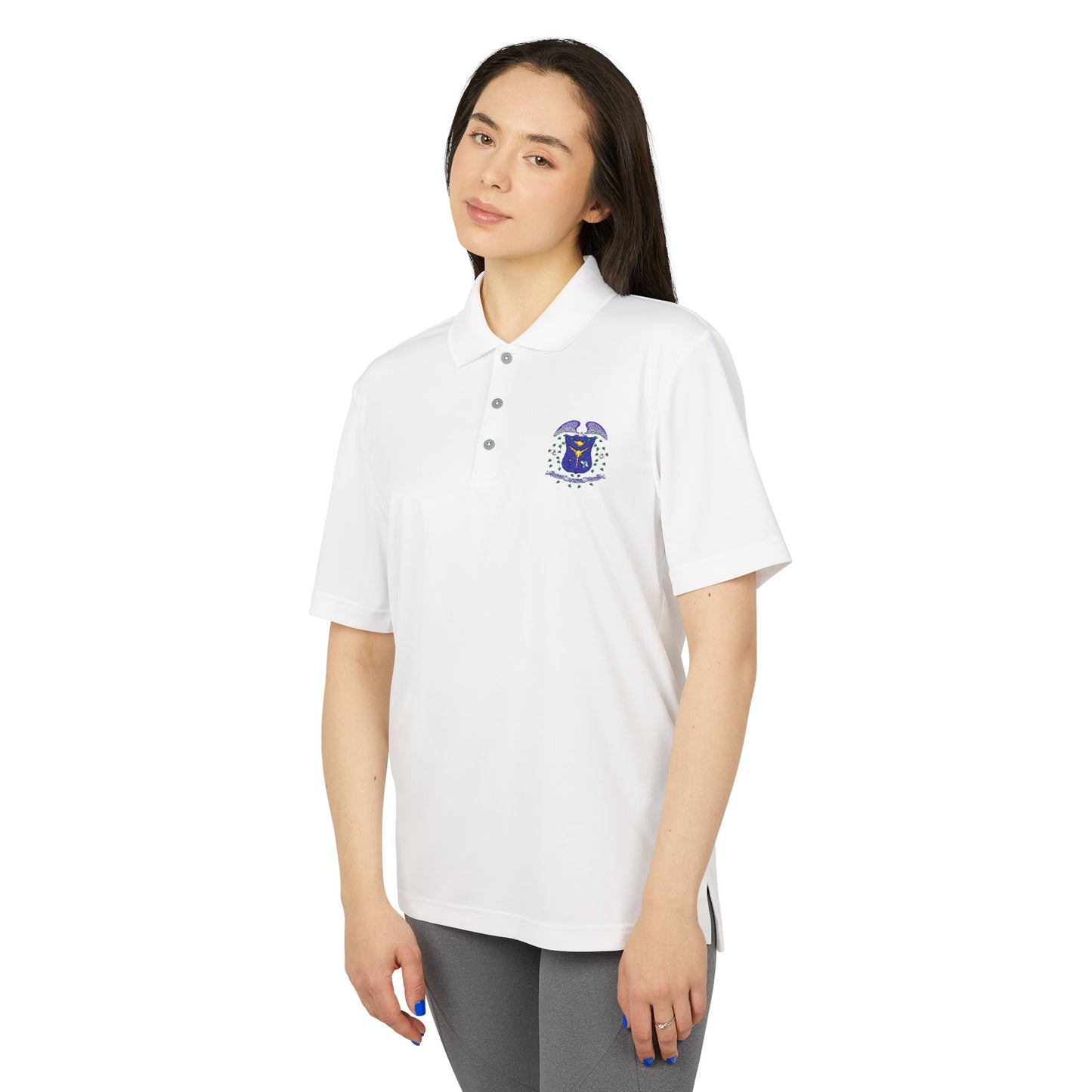 Alpha Sigma Kappa Embroidered Polo Shirt