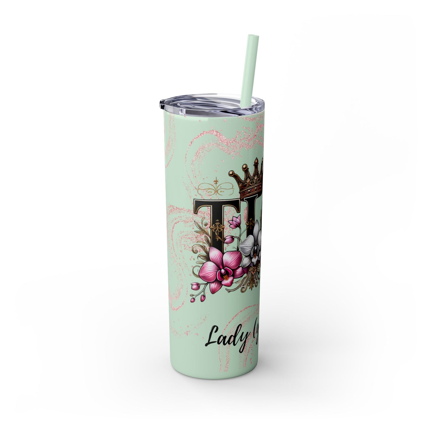 Skinny Tumbler with Straw, 20oz