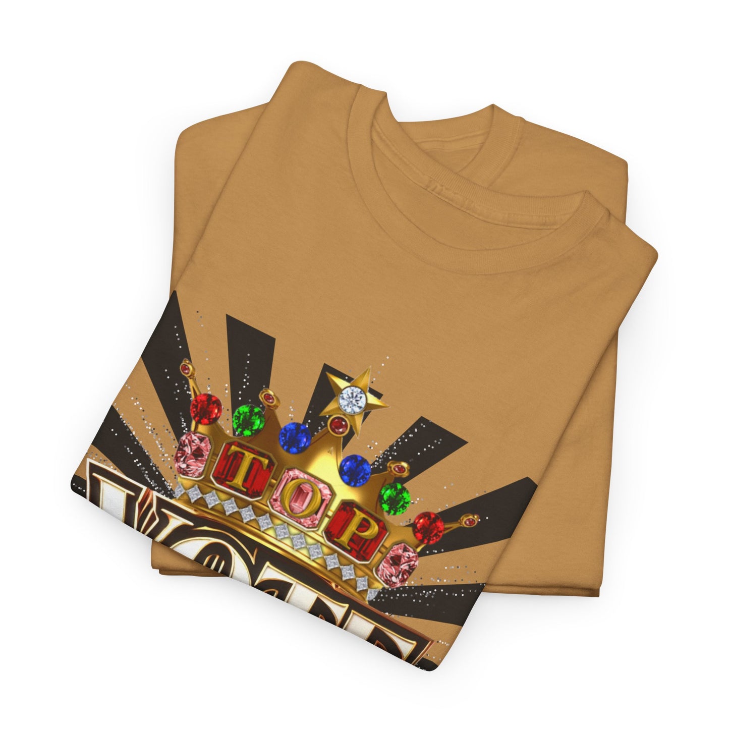 Top Vote LOD" Crown Graphic T-Shirt – Bold & Regal Statement Tee