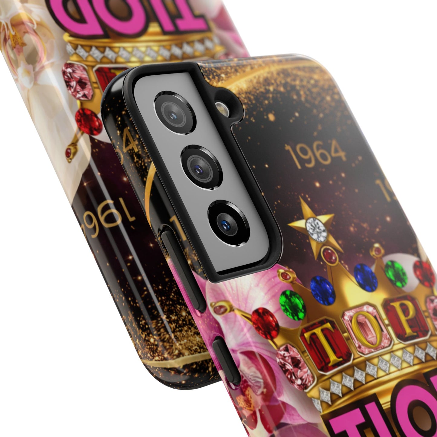 TLOD Crown Luxe Personalized Phone Case – Top Ladies of Distinction iPhone & Samsung Case | Custom Name Option