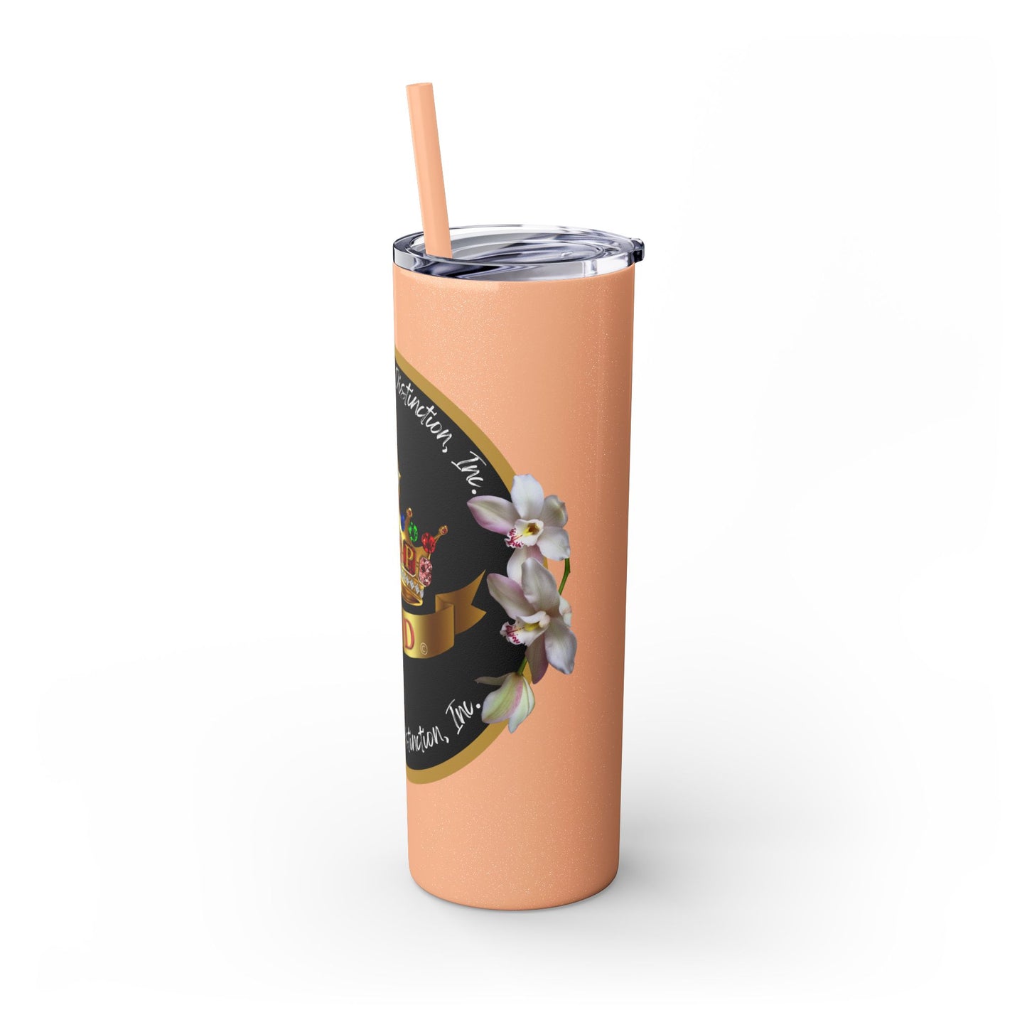 Elegant Top Ladies of Distinction Tumbler – Jeweled Crown Design & Premium Insulation