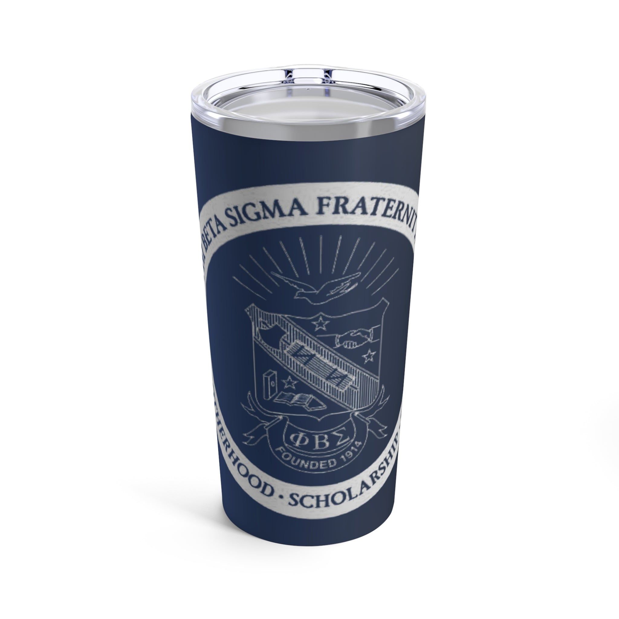 Sigma Shield Tumbler 20oz – ArtsyGreekChick