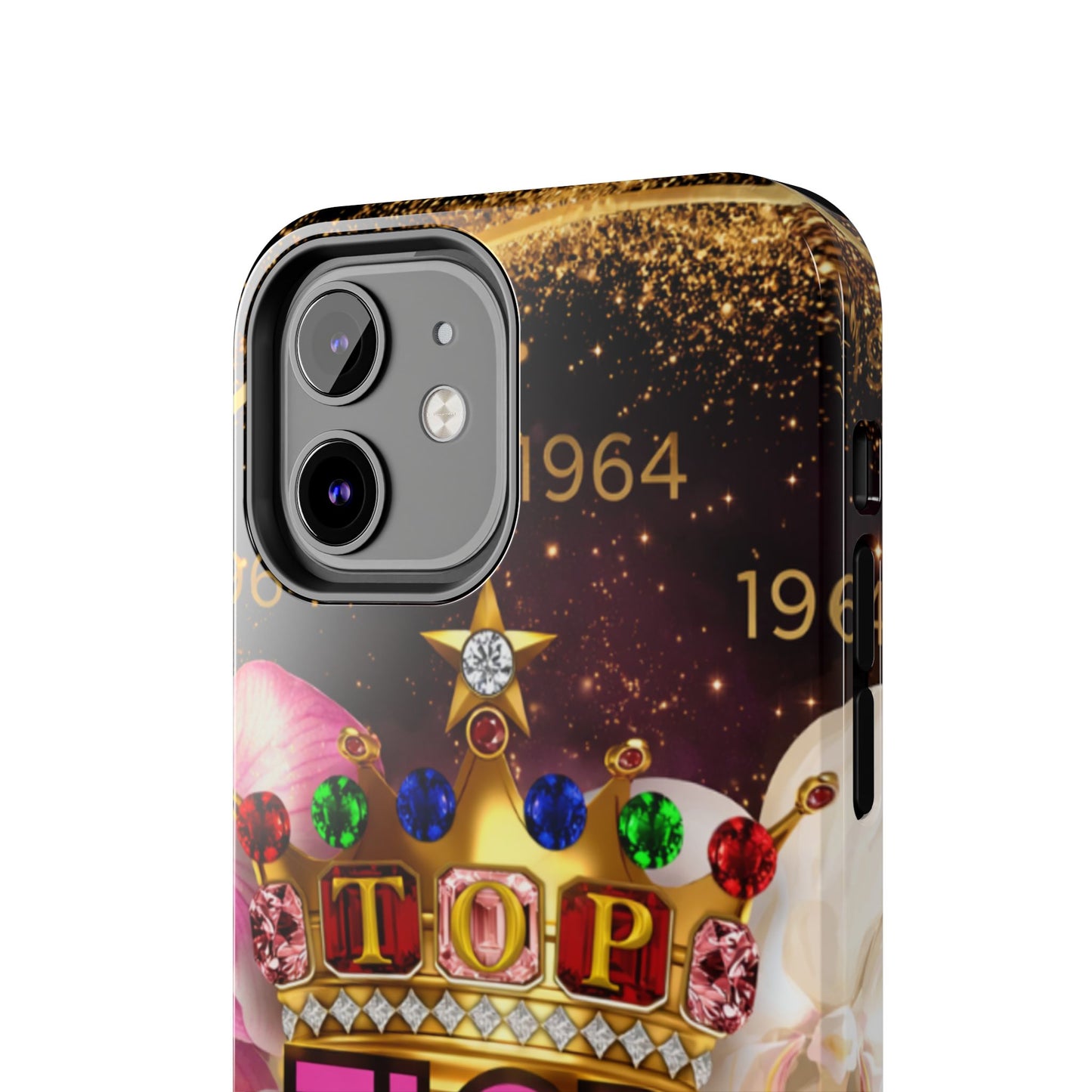 TLOD Crown Luxe Personalized Phone Case – Top Ladies of Distinction iPhone & Samsung Case | Custom Name Option