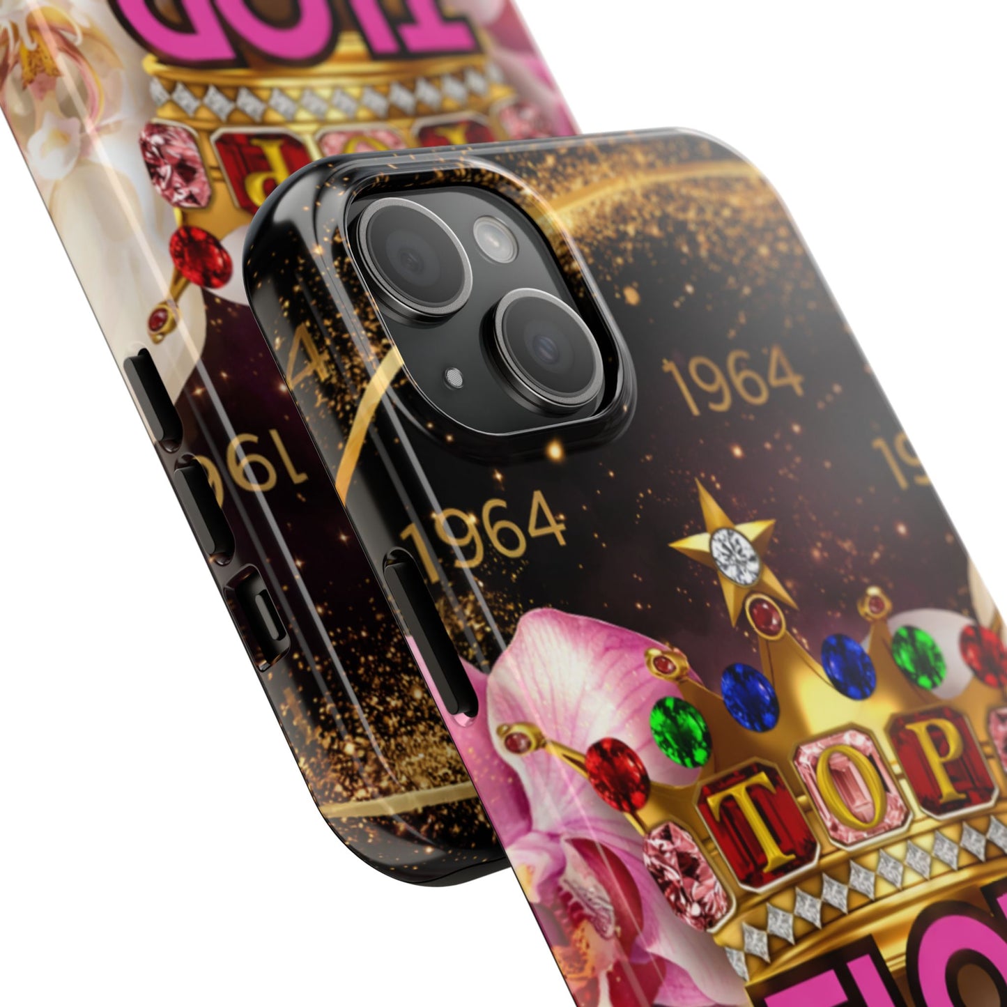 TLOD Crown Luxe Personalized Phone Case – Top Ladies of Distinction iPhone & Samsung Case | Custom Name Option