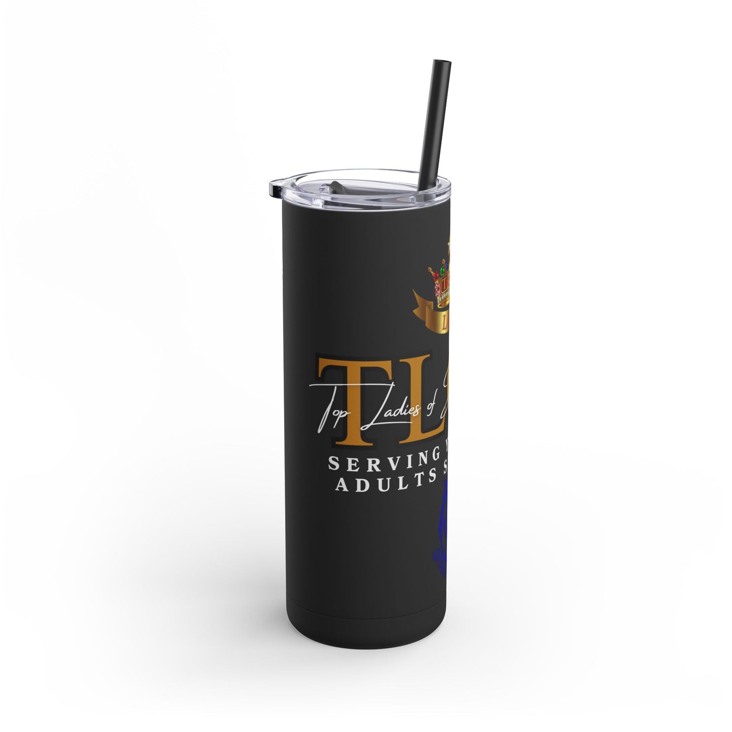 20oz Matte Tumbler | Crowned Love Design for Adults | Stylish Drinkware