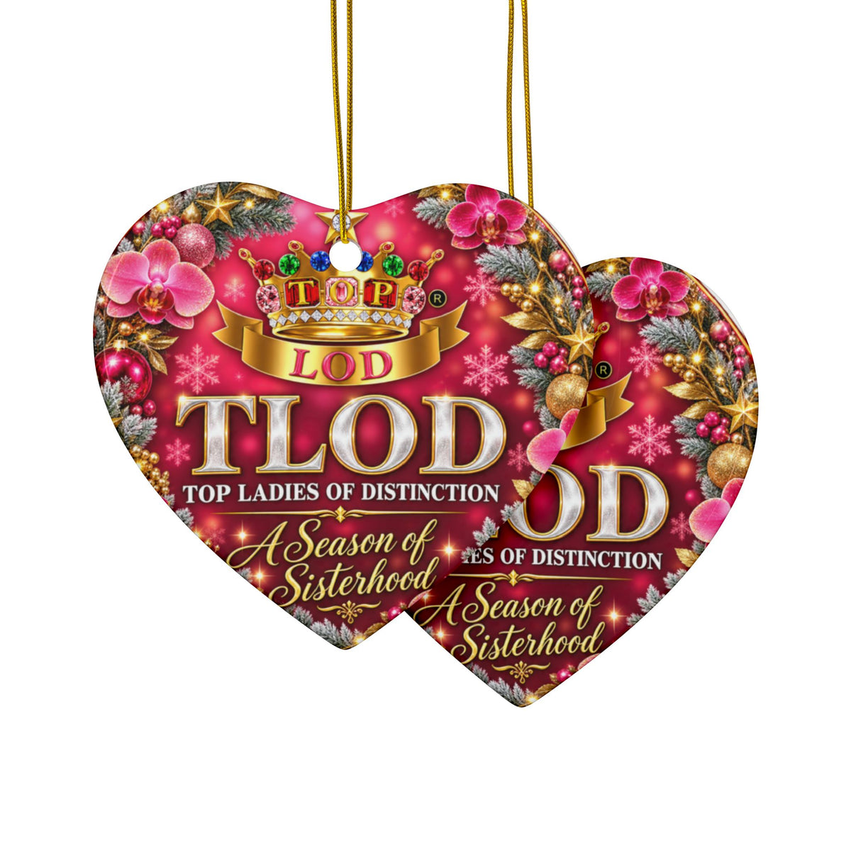 TLOD Christmas Ornament | A Season of Sisterhood | Top Ladies of Distinction Holiday Gift
