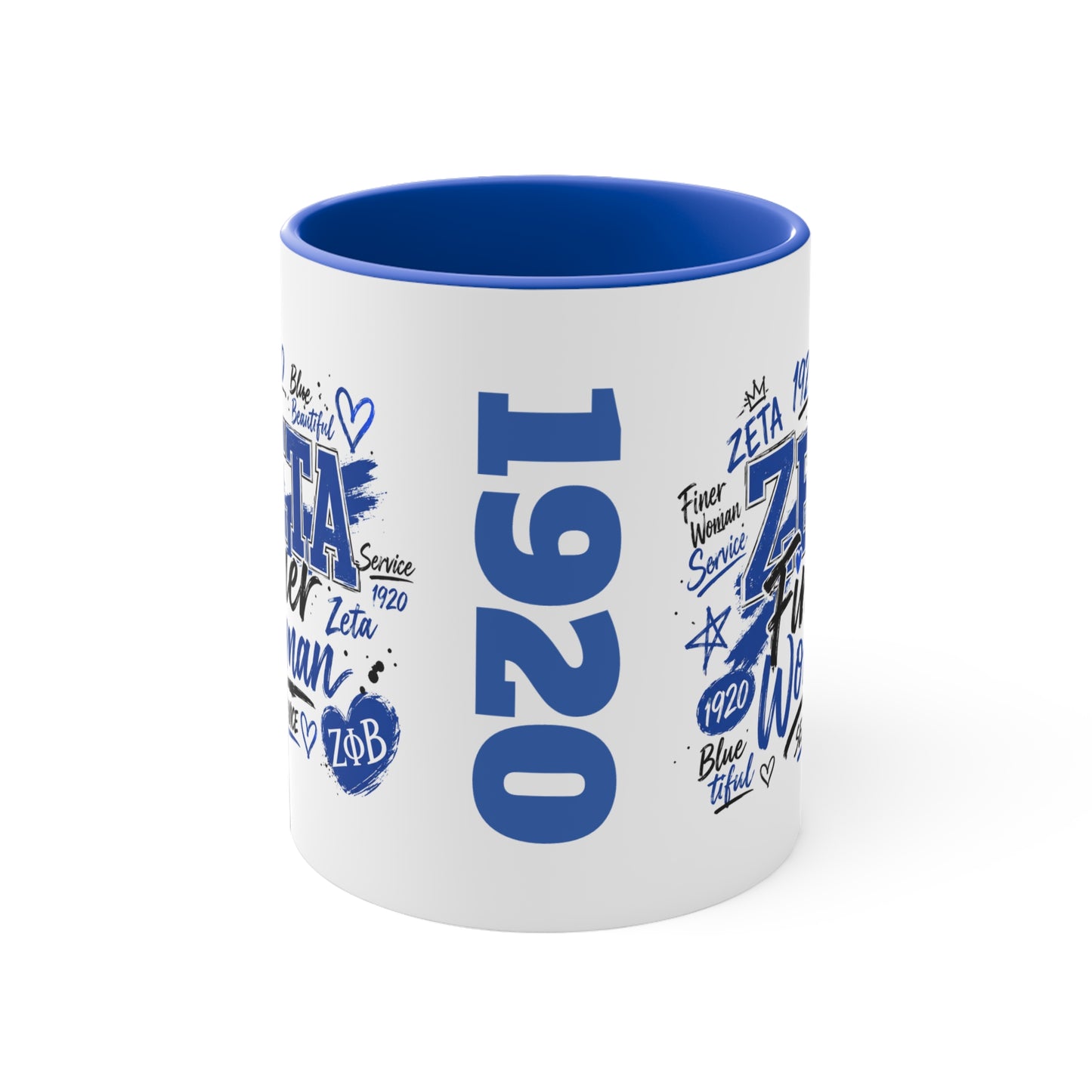Zeta Finer Woman 1920 Accent Mug
