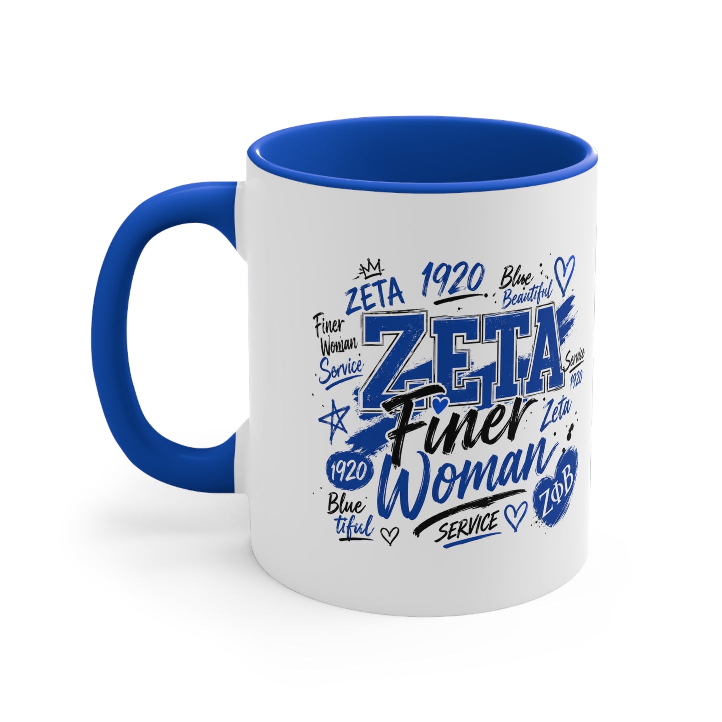 Zeta Finer Woman 1920 Accent Mug