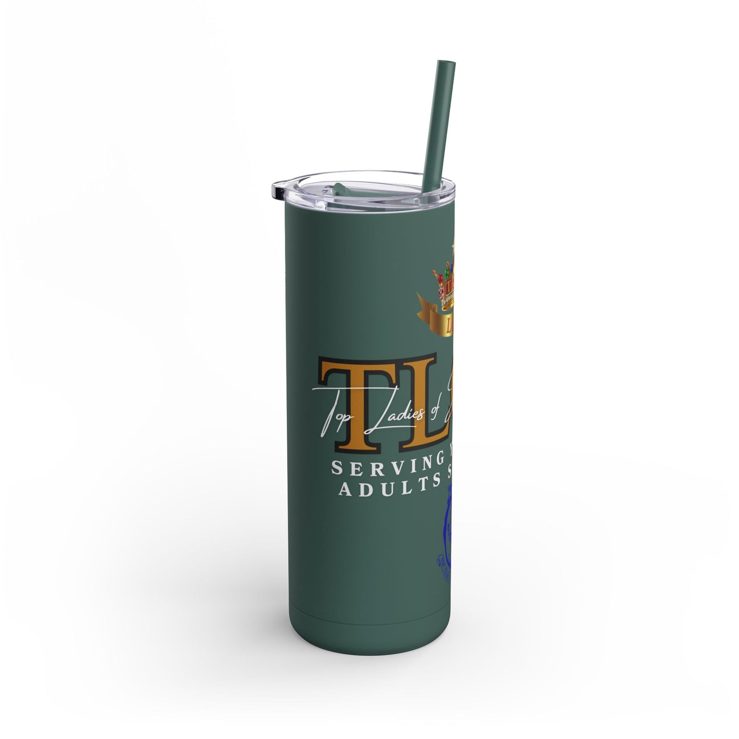 20oz Matte Tumbler | Crowned Love Design for Adults | Stylish Drinkware