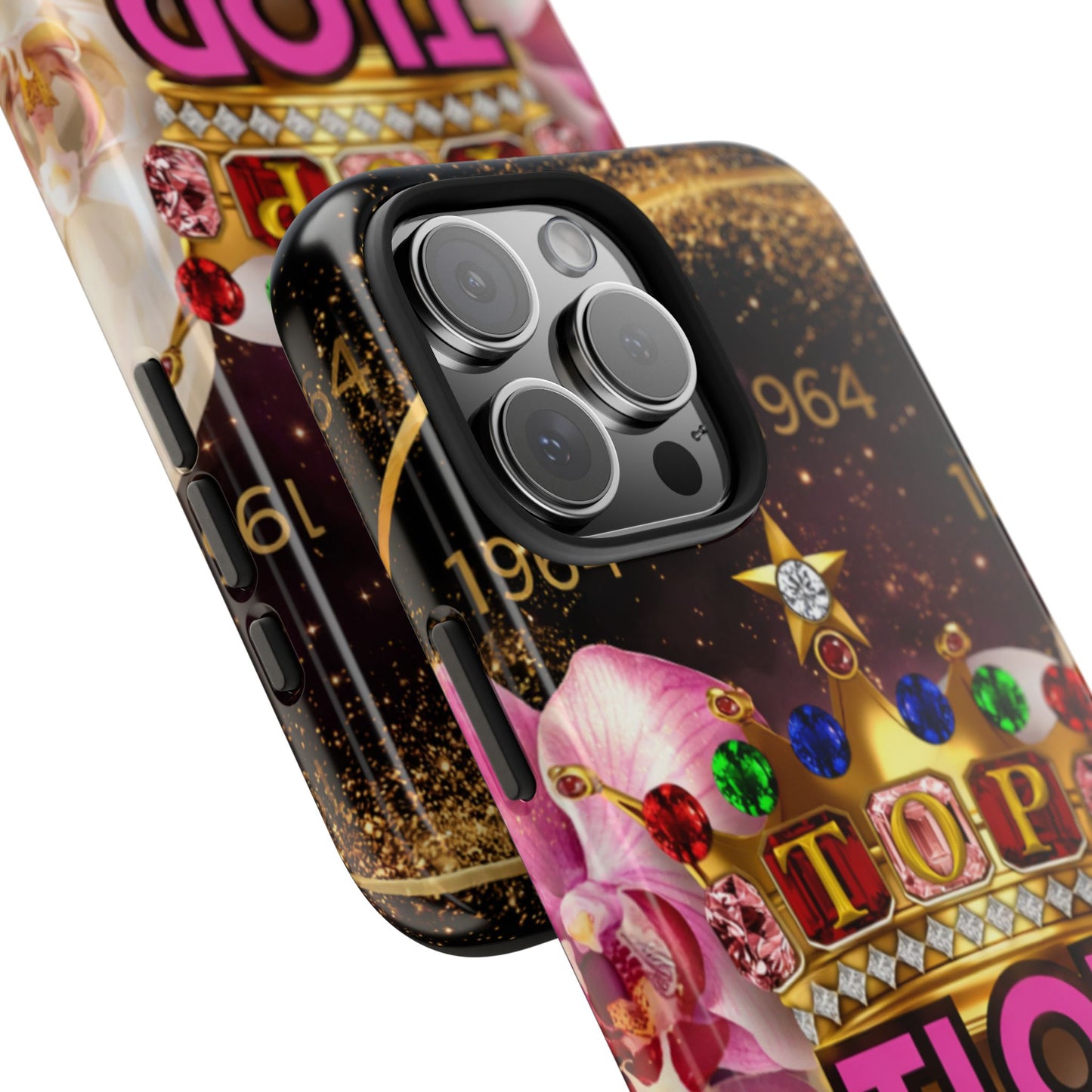TLOD Crown Luxe Personalized Phone Case – Top Ladies of Distinction iPhone & Samsung Case | Custom Name Option