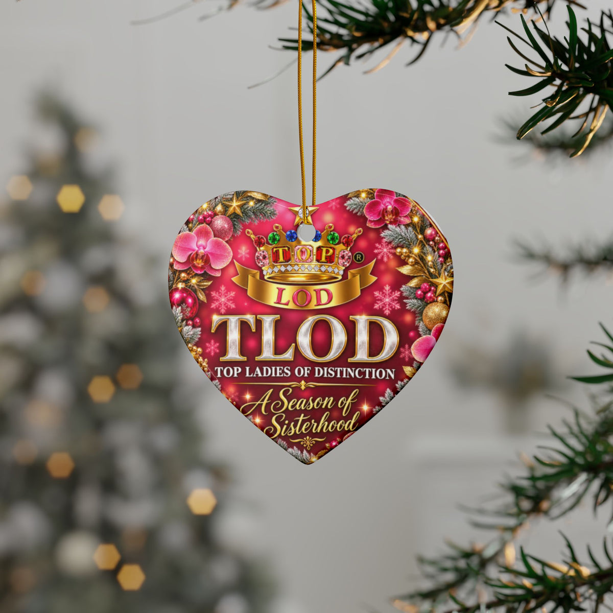TLOD Christmas Ornament | A Season of Sisterhood | Top Ladies of Distinction Holiday Gift