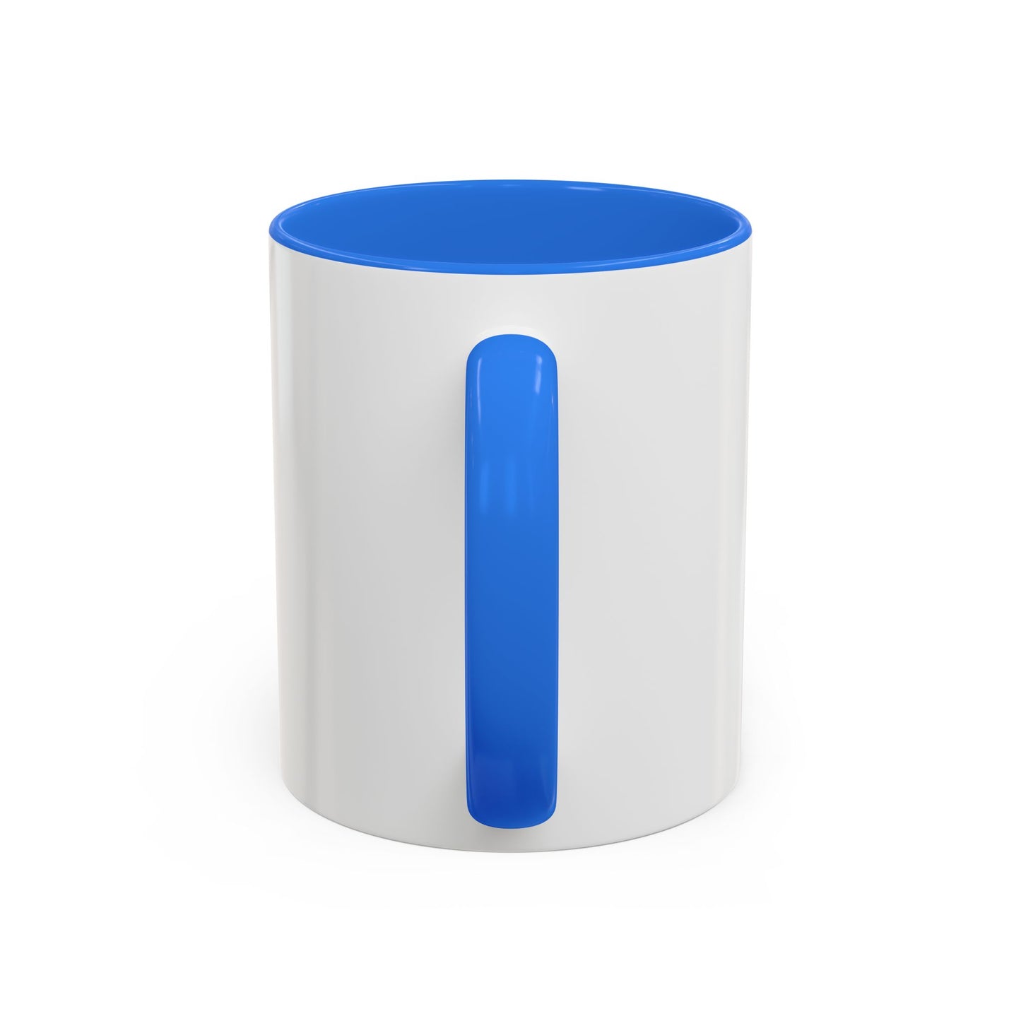 Zeta Phi Beta Sorority Blue Logo Mug — 11oz & 15oz Color-Accent Coffee Cup