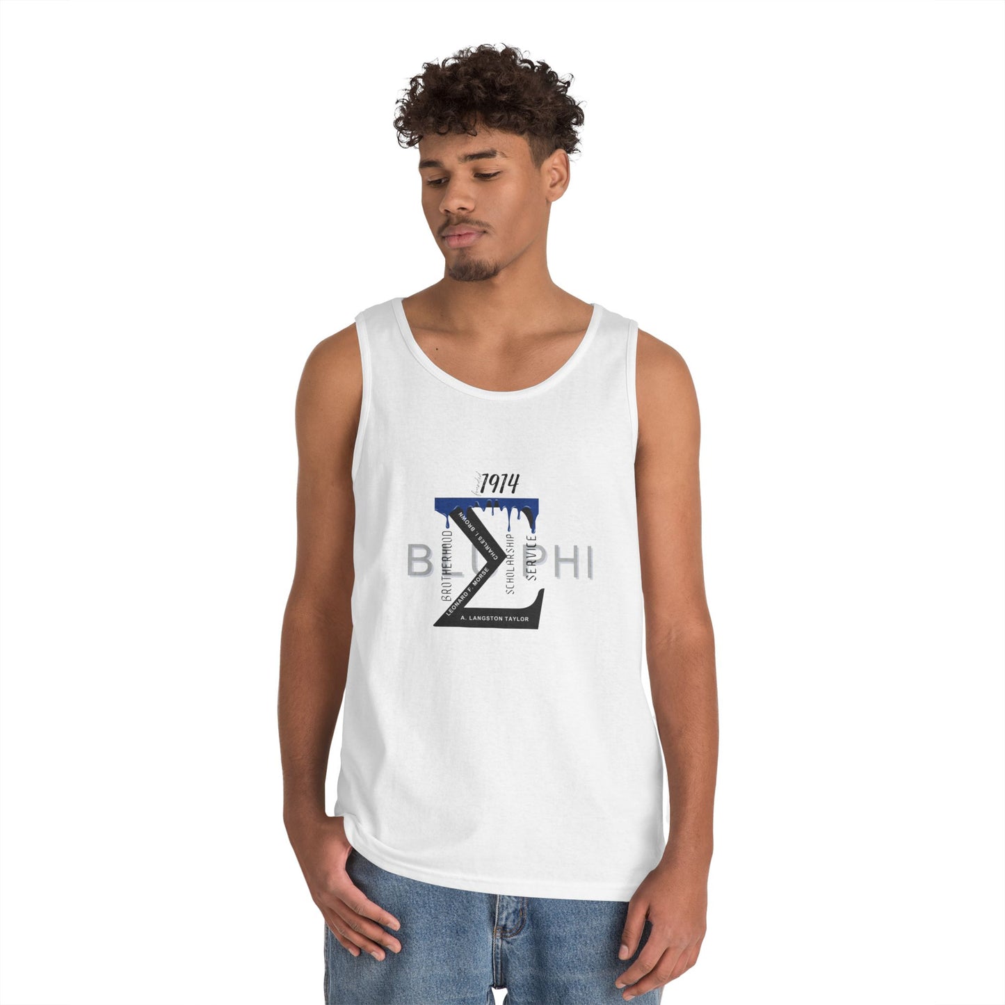 Phi Betai Sigma Tank Top — Retro Greek Letter Design (1914)