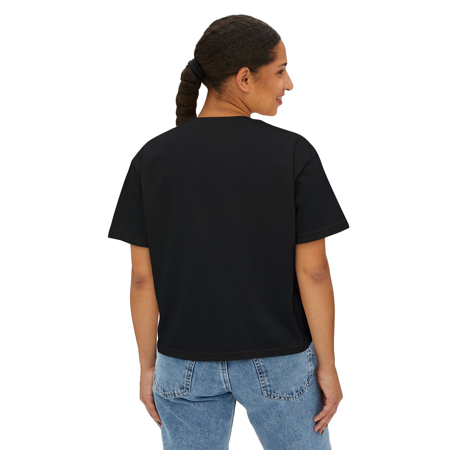 Vegas Pretty Boxy Tee – Retro Pink Sparkle Graphic Shirt
