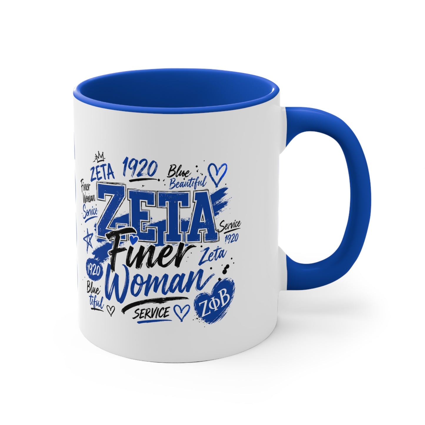 Zeta Finer Woman 1920 Accent Mug