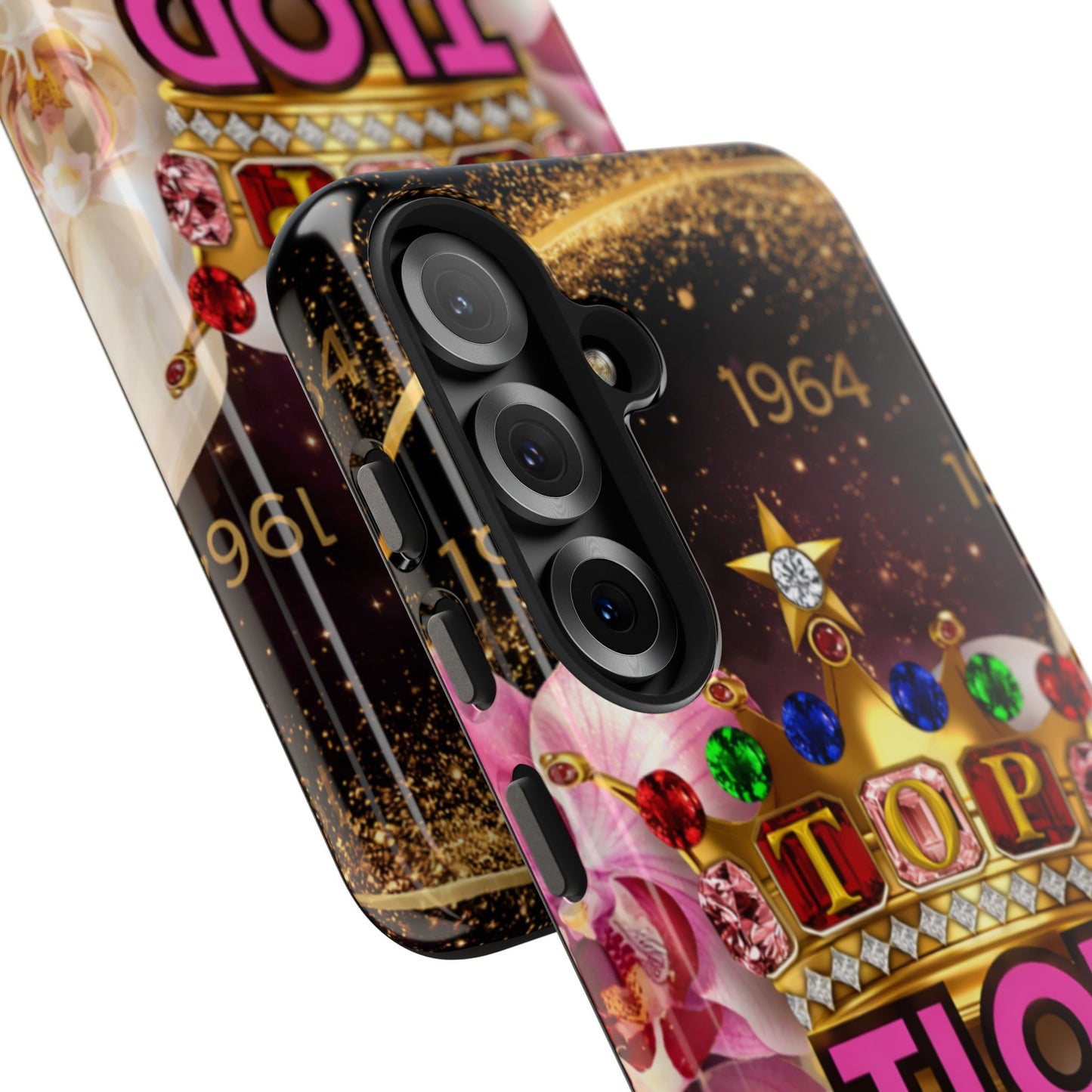 TLOD Crown Luxe Personalized Phone Case – Top Ladies of Distinction iPhone & Samsung Case | Custom Name Option
