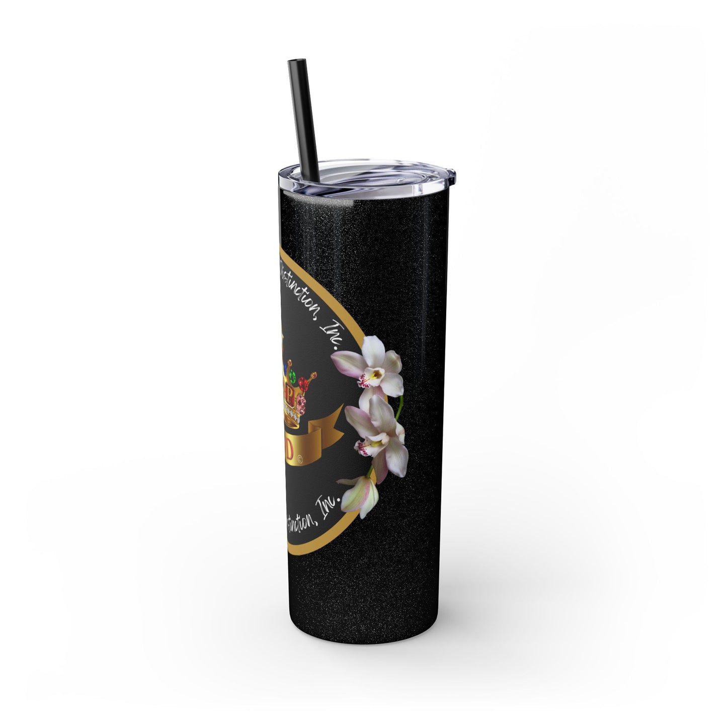 Elegant Top Ladies of Distinction Tumbler – Jeweled Crown Design & Premium Insulation