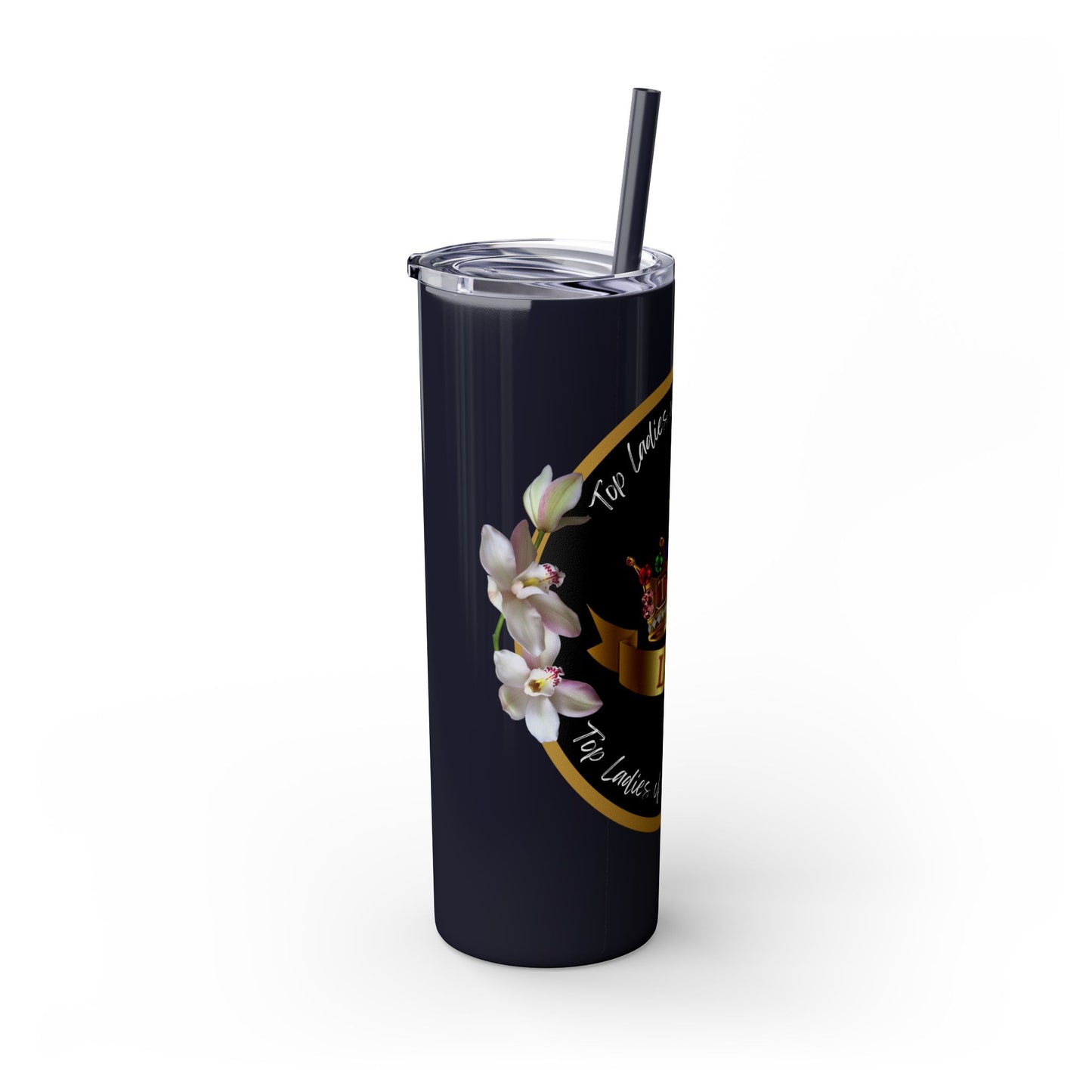 Elegant Top Ladies of Distinction Tumbler – Jeweled Crown Design & Premium Insulation