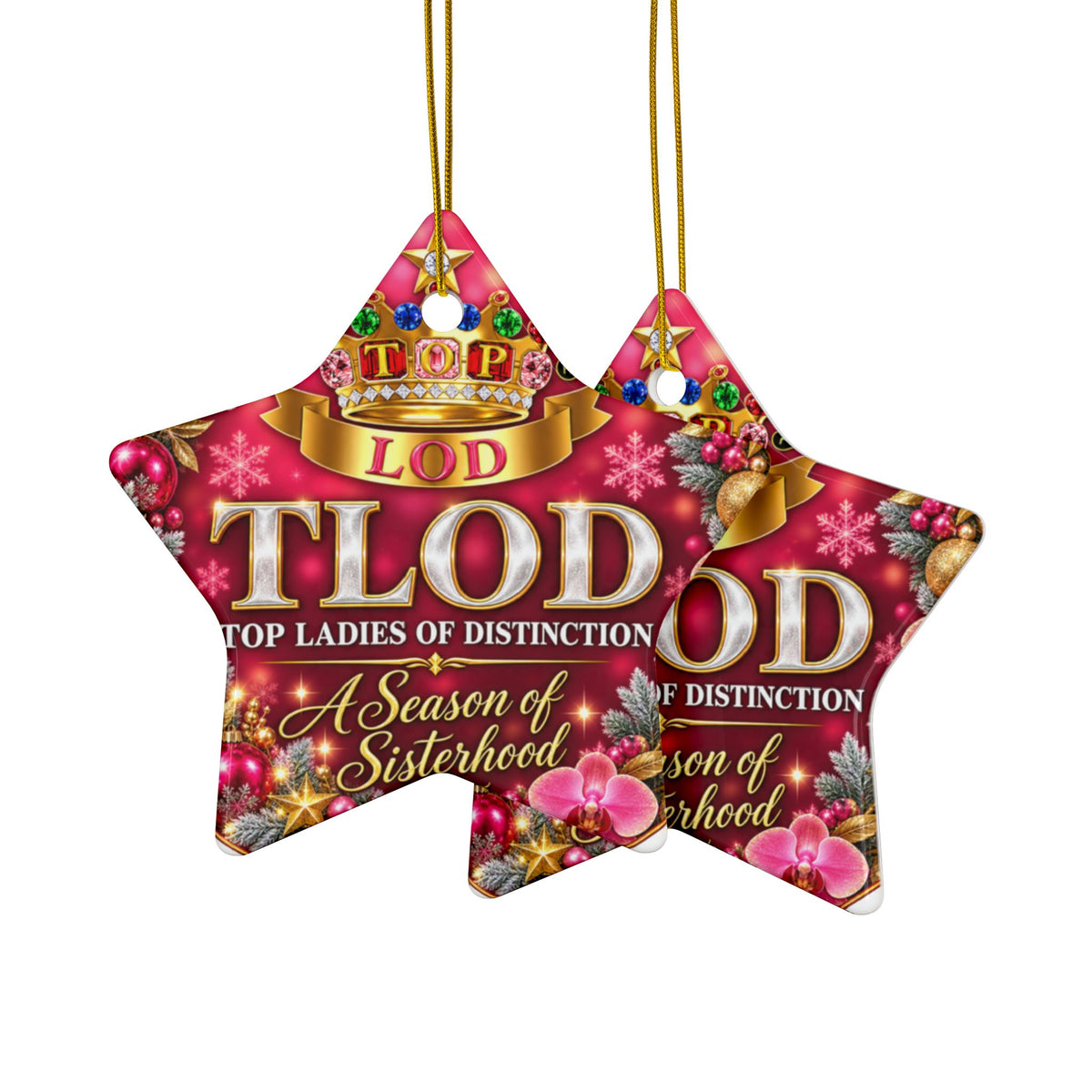 TLOD Christmas Ornament | A Season of Sisterhood | Top Ladies of Distinction Holiday Gift