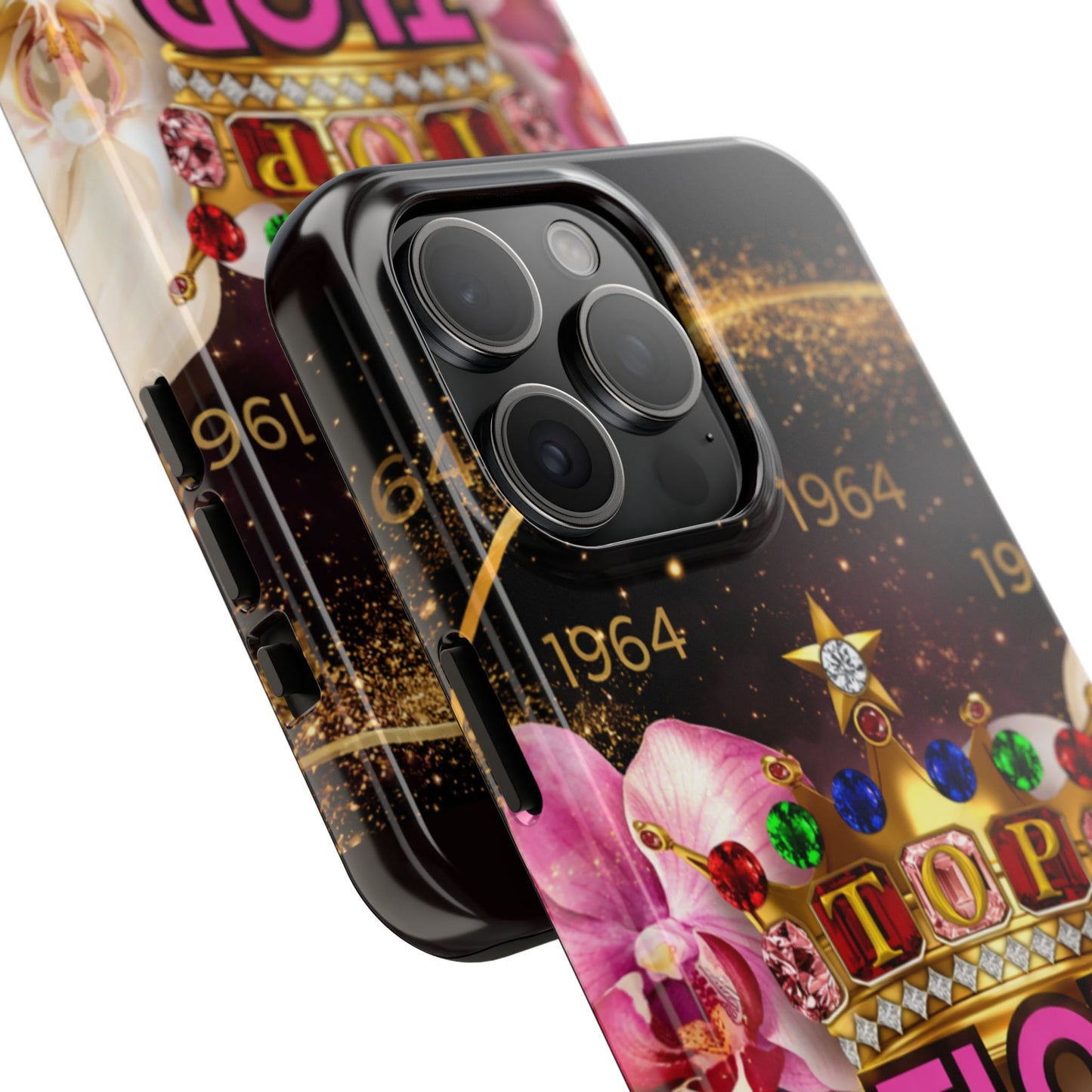 TLOD Crown Luxe Personalized Phone Case – Top Ladies of Distinction iPhone & Samsung Case | Custom Name Option