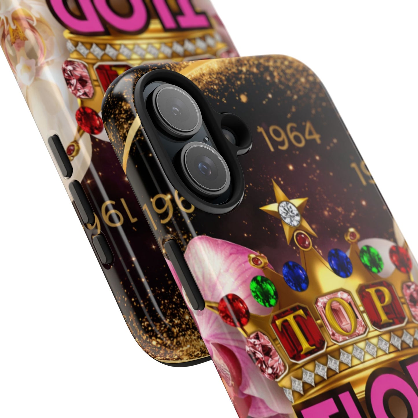 TLOD Crown Luxe Personalized Phone Case – Top Ladies of Distinction iPhone & Samsung Case | Custom Name Option