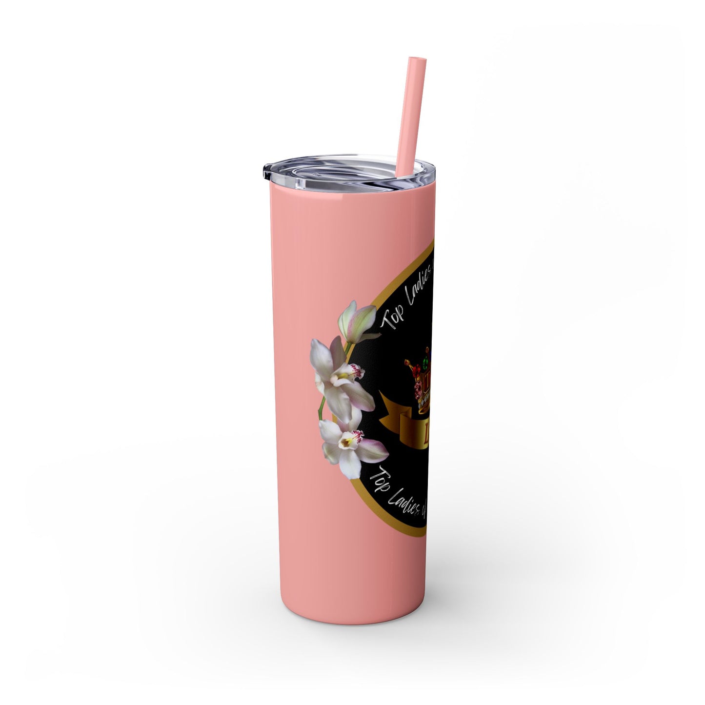 Elegant Top Ladies of Distinction Tumbler – Jeweled Crown Design & Premium Insulation