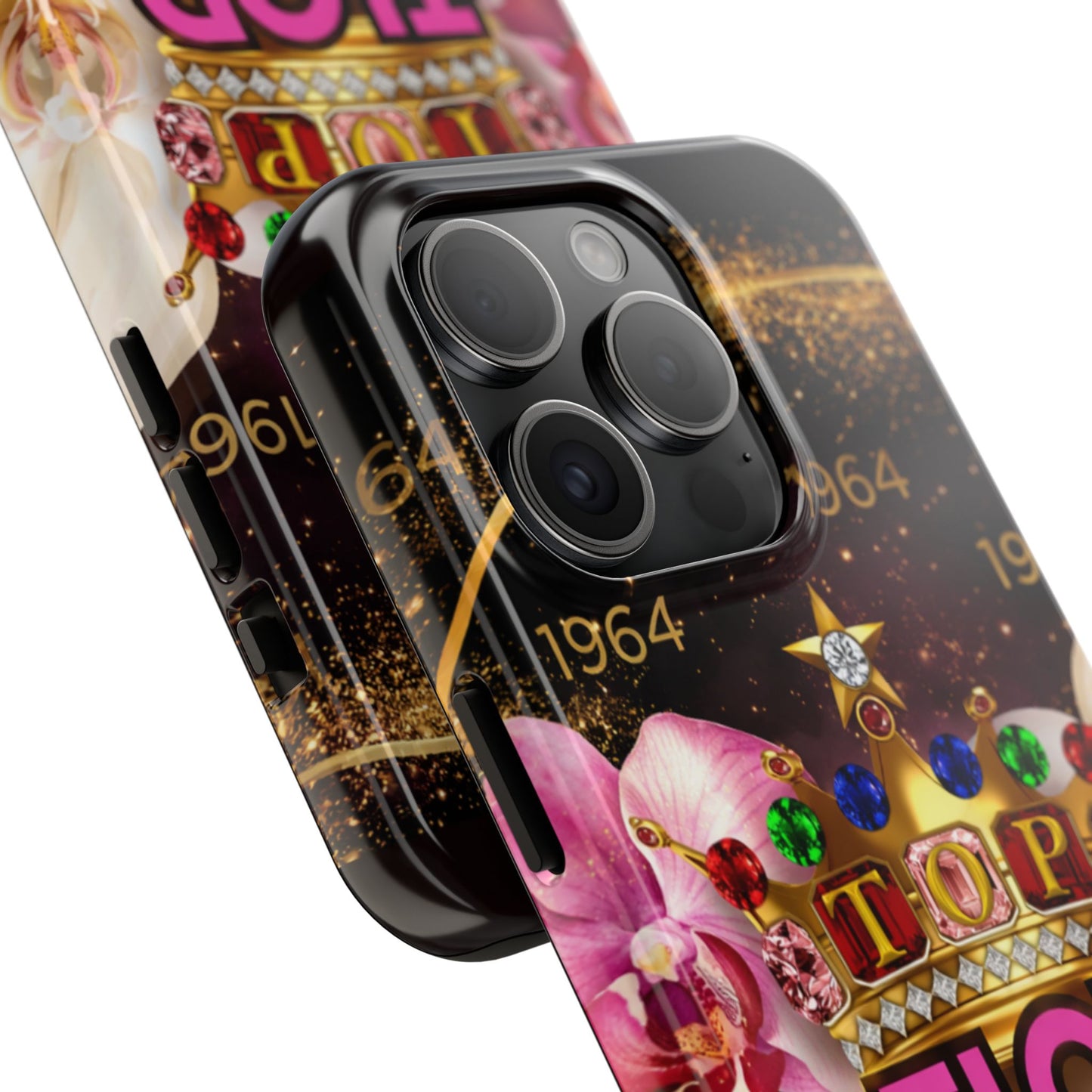TLOD Crown Luxe Personalized Phone Case – Top Ladies of Distinction iPhone & Samsung Case | Custom Name Option