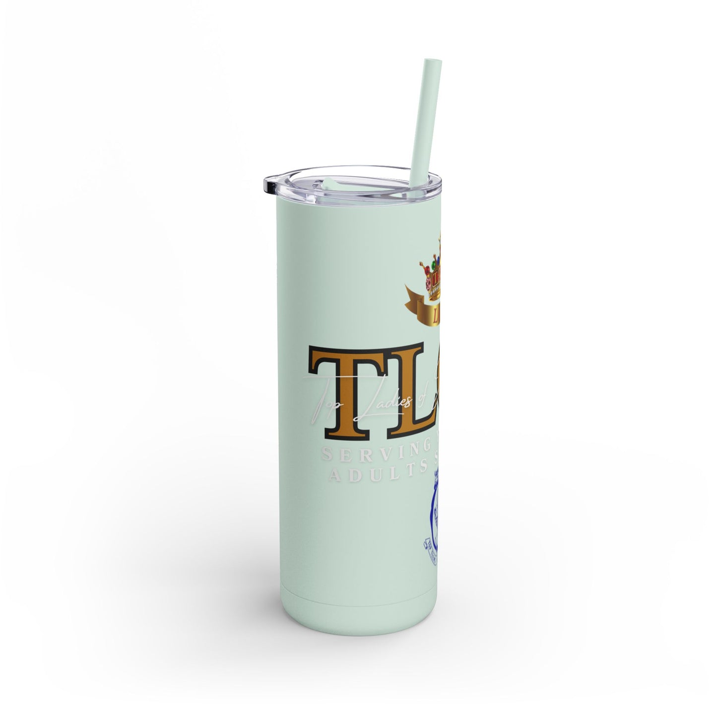 20oz Matte Tumbler | Crowned Love Design for Adults | Stylish Drinkware