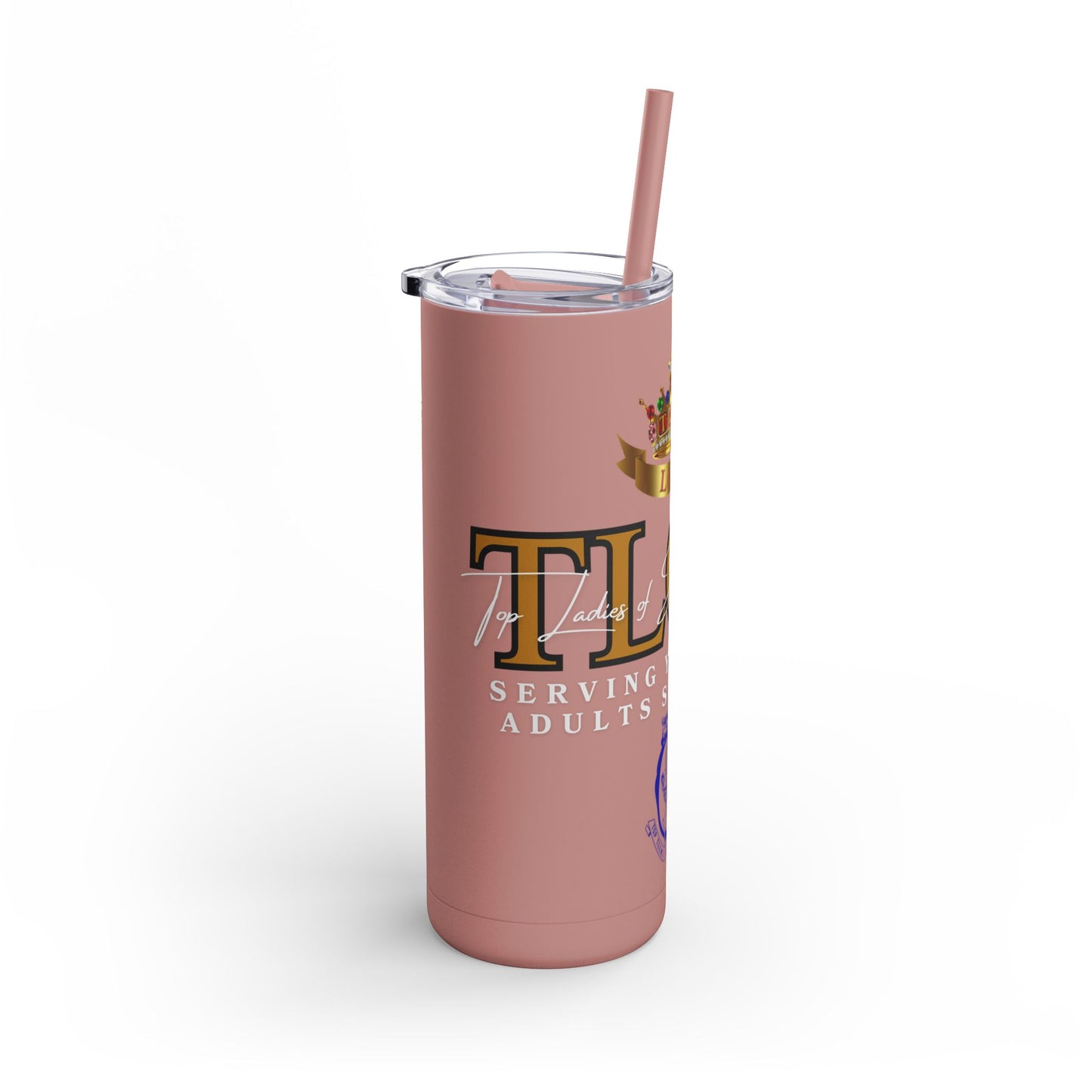 20oz Matte Tumbler | Crowned Love Design for Adults | Stylish Drinkware