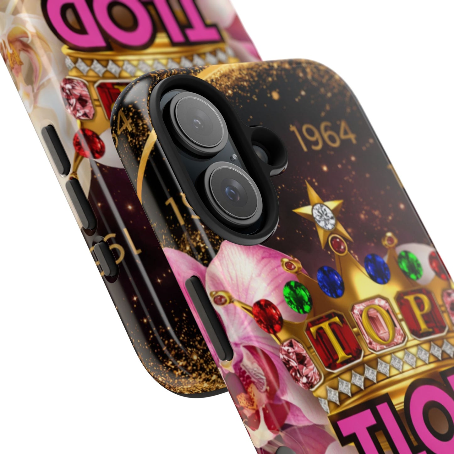 TLOD Crown Luxe Personalized Phone Case – Top Ladies of Distinction iPhone & Samsung Case | Custom Name Option