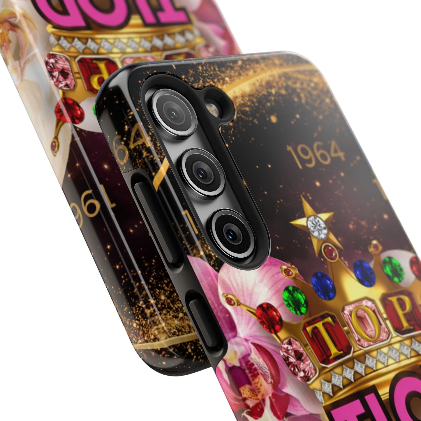 TLOD Crown Luxe Personalized Phone Case – Top Ladies of Distinction iPhone & Samsung Case | Custom Name Option