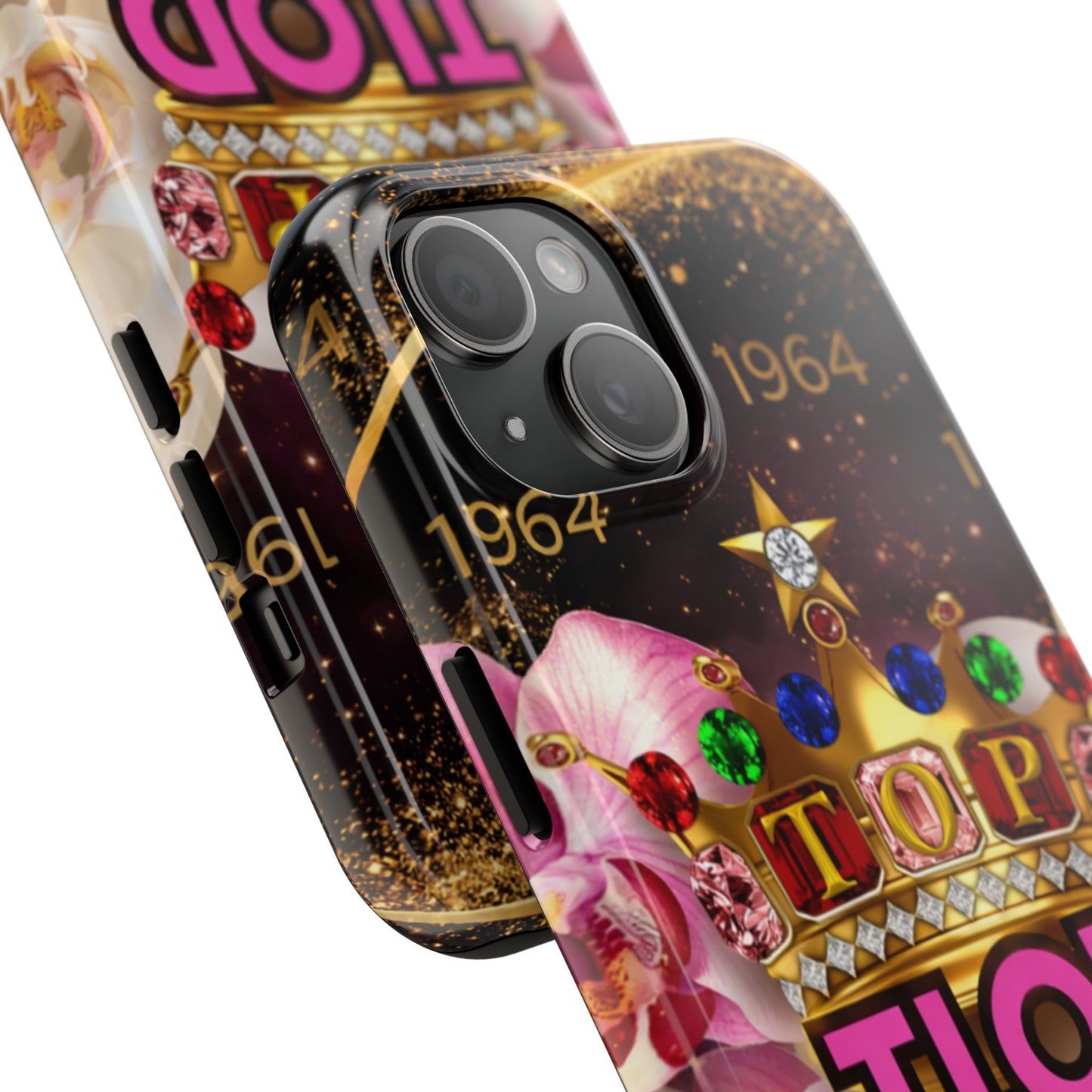 TLOD Crown Luxe Personalized Phone Case – Top Ladies of Distinction iPhone & Samsung Case | Custom Name Option