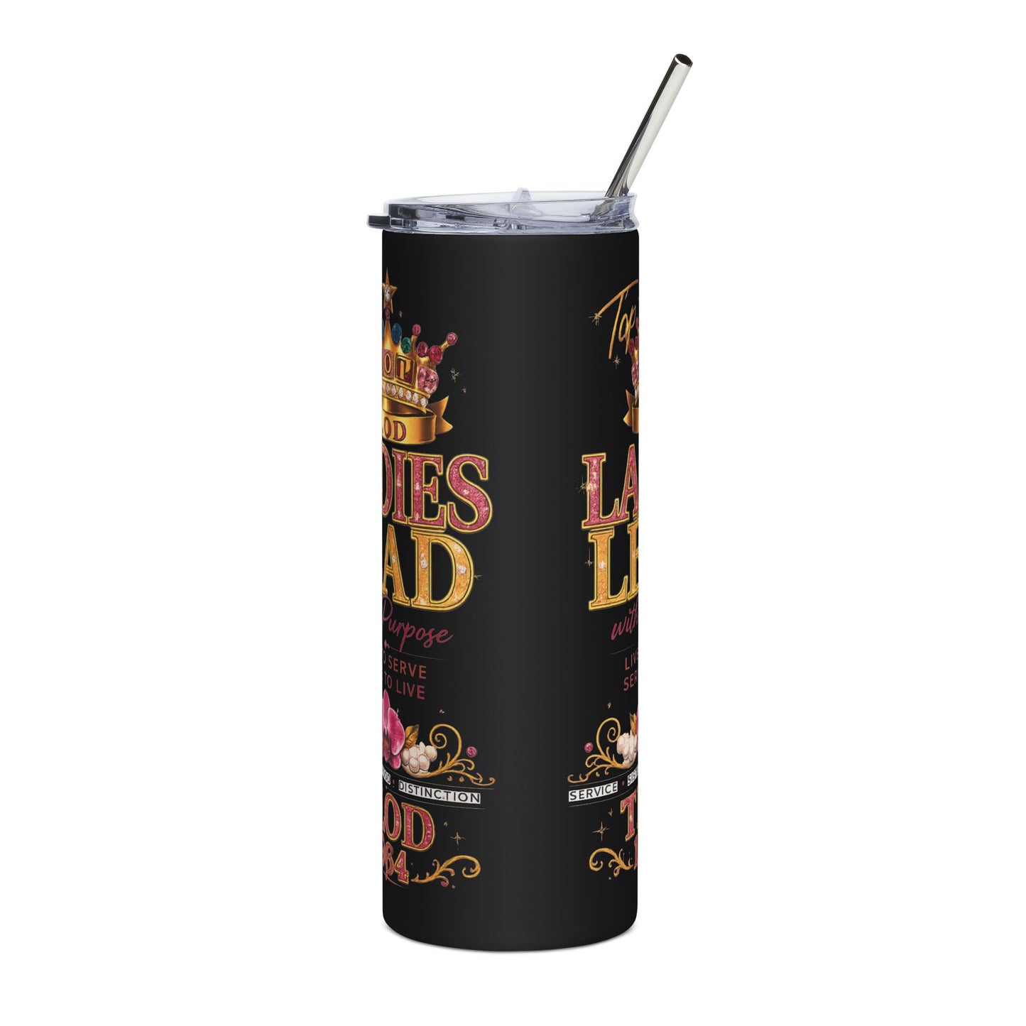 Top Ladies of Distinction Tumbler – TLOD 1964 Ladies Lead with Purpose | 20 oz Skinny Tumbler