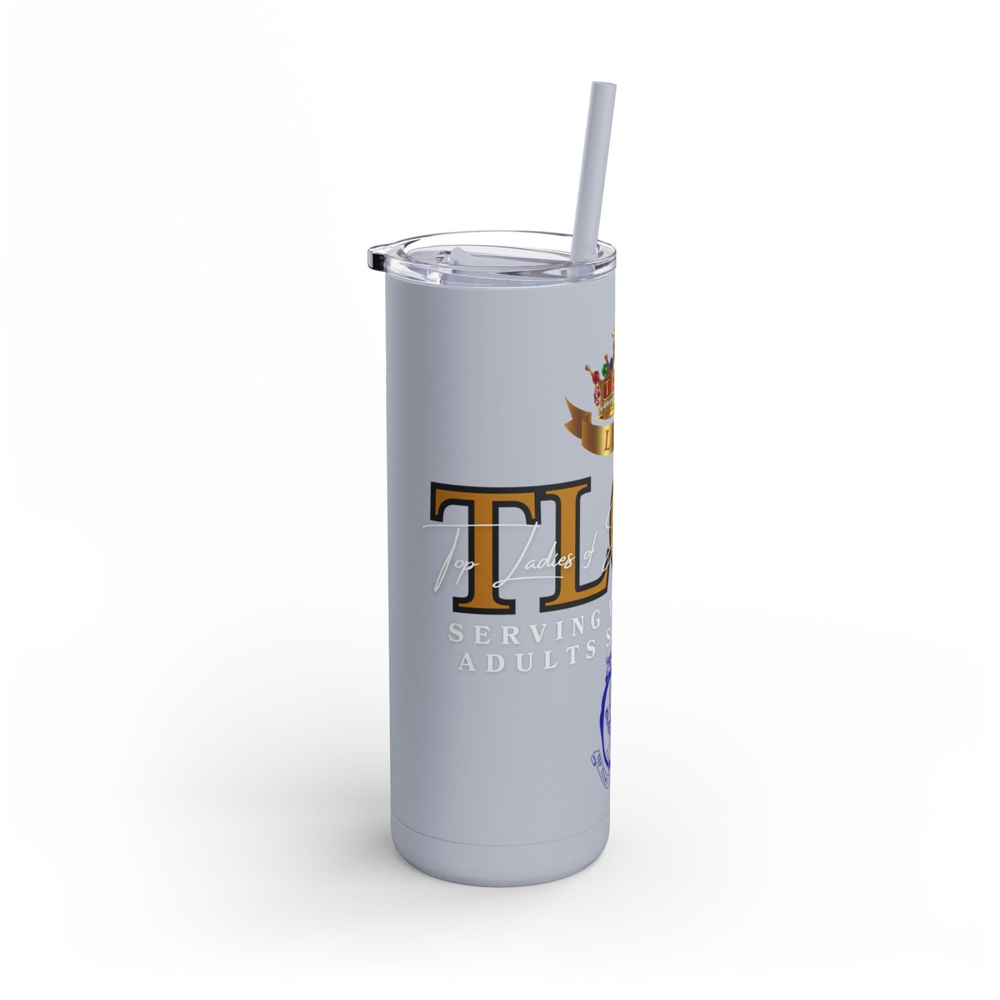 20oz Matte Tumbler | Crowned Love Design for Adults | Stylish Drinkware