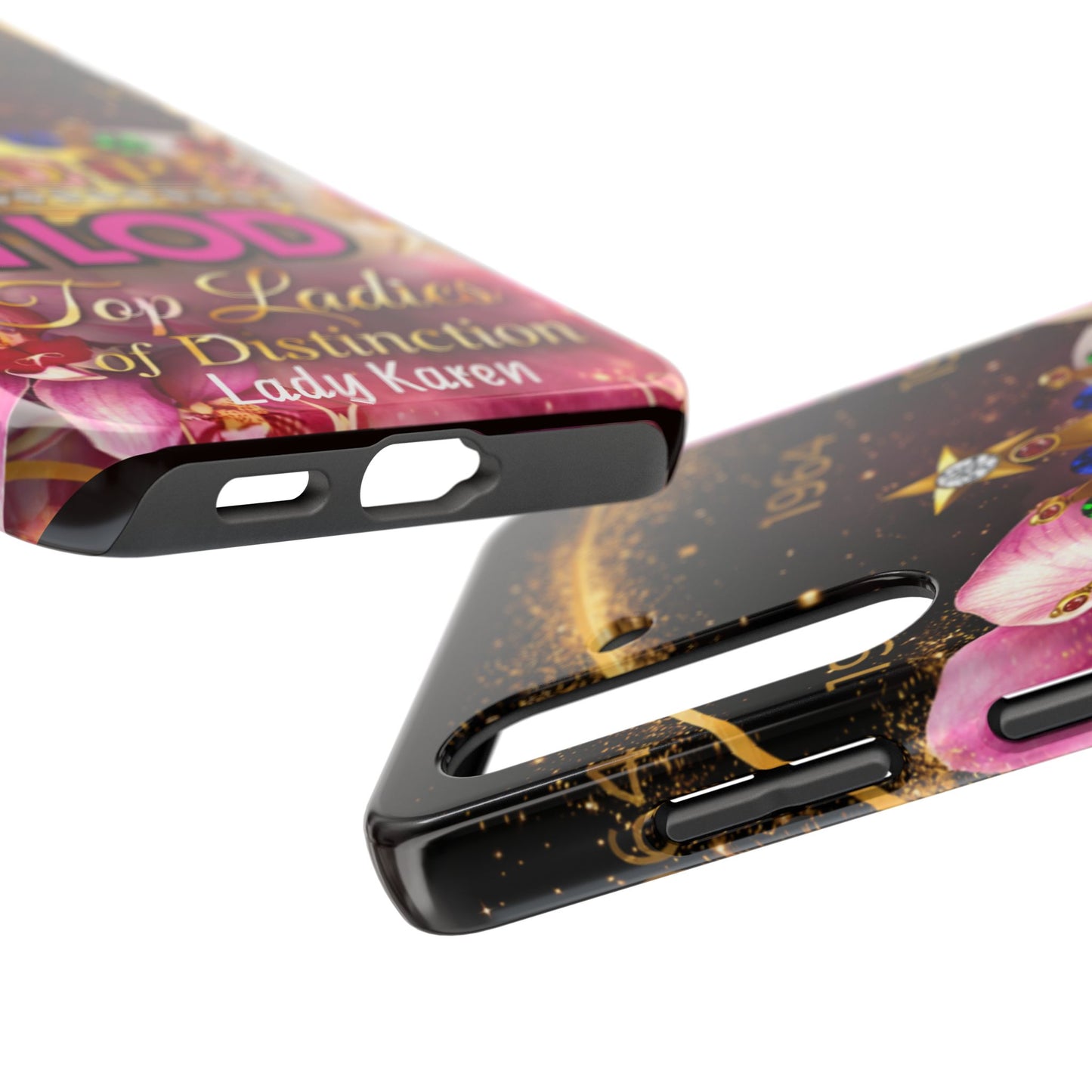 TLOD Crown Luxe Personalized Phone Case – Top Ladies of Distinction iPhone & Samsung Case | Custom Name Option