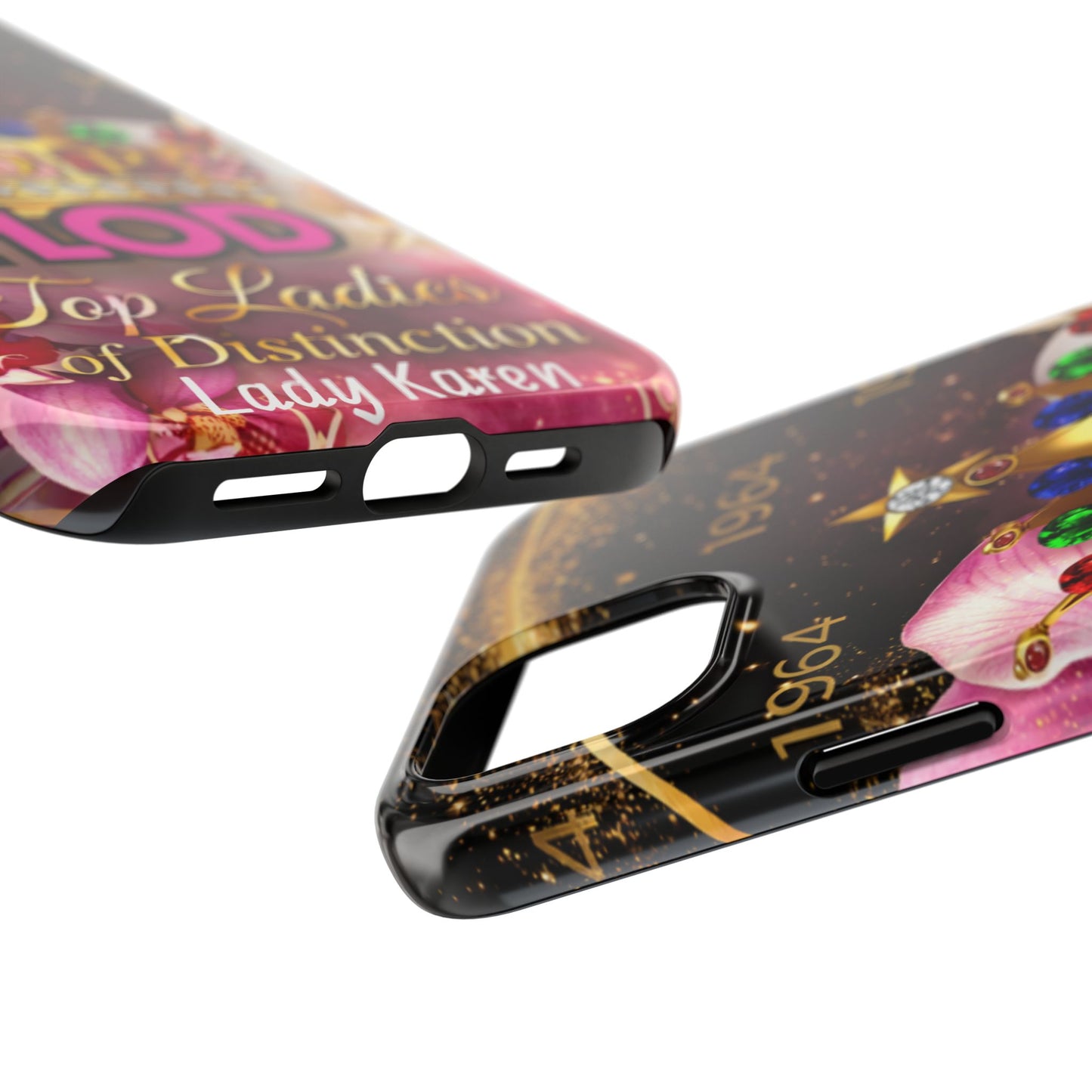 TLOD Crown Luxe Personalized Phone Case – Top Ladies of Distinction iPhone & Samsung Case | Custom Name Option