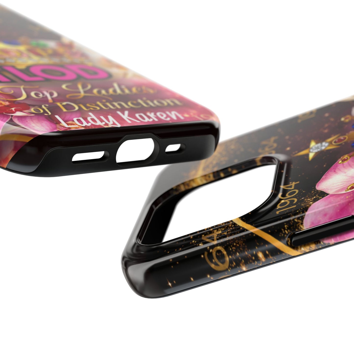TLOD Crown Luxe Personalized Phone Case – Top Ladies of Distinction iPhone & Samsung Case | Custom Name Option