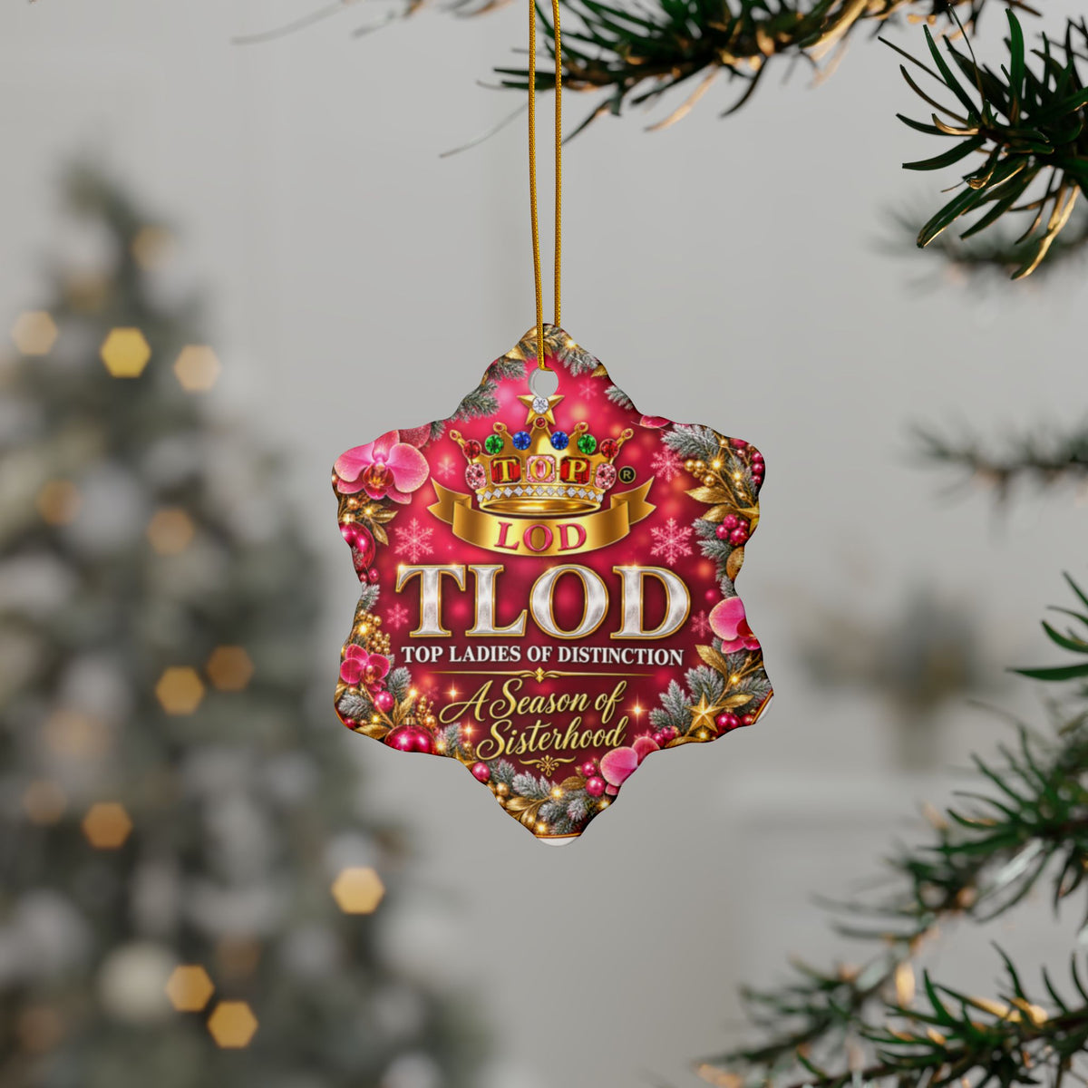 TLOD Christmas Ornament | A Season of Sisterhood | Top Ladies of Distinction Holiday Gift
