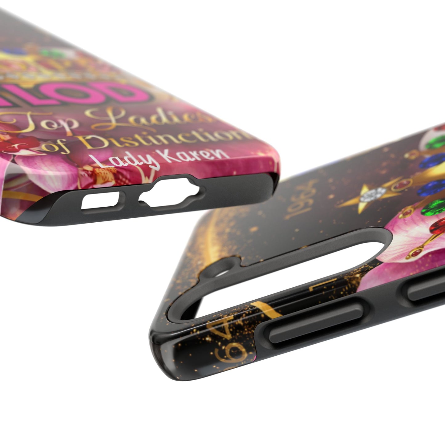 TLOD Crown Luxe Personalized Phone Case – Top Ladies of Distinction iPhone & Samsung Case | Custom Name Option