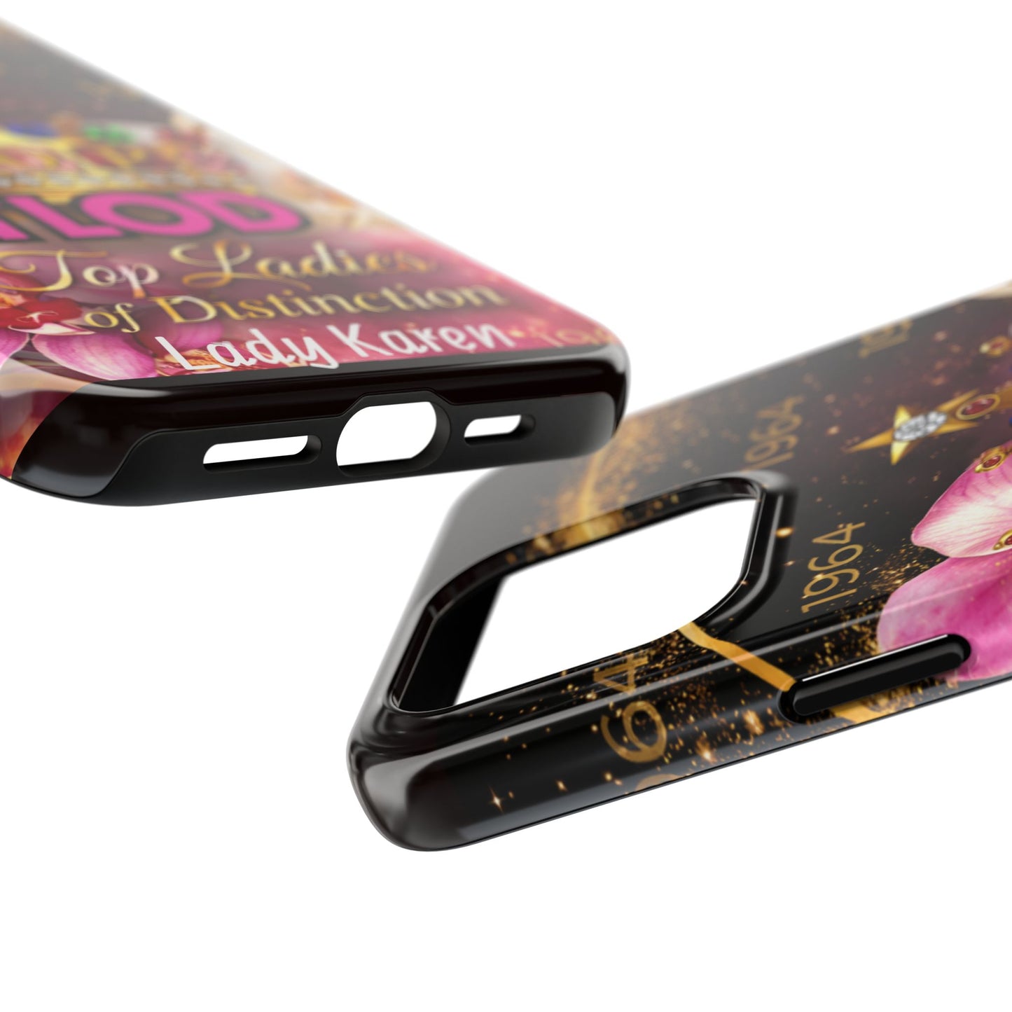 TLOD Crown Luxe Personalized Phone Case – Top Ladies of Distinction iPhone & Samsung Case | Custom Name Option