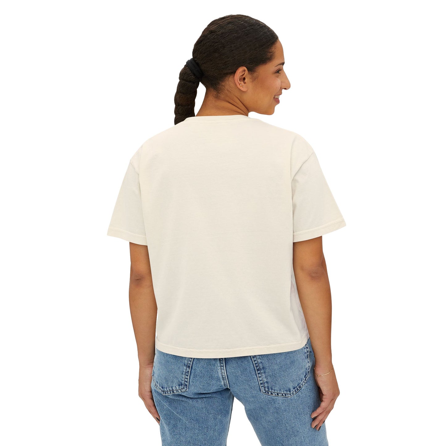 Vegas Pretty Boxy Tee – Retro Pink Sparkle Graphic Shirt