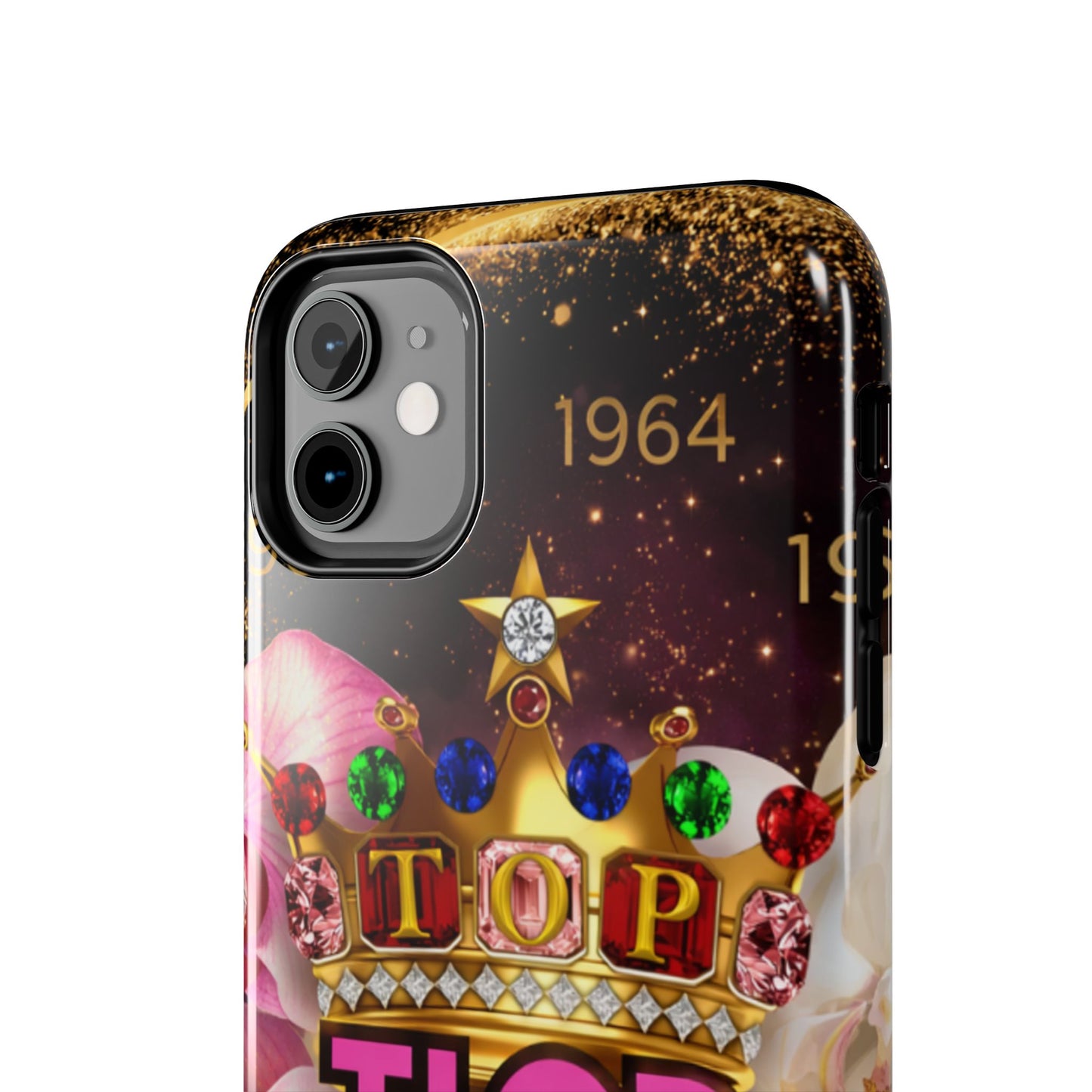 TLOD Crown Luxe Personalized Phone Case – Top Ladies of Distinction iPhone & Samsung Case | Custom Name Option