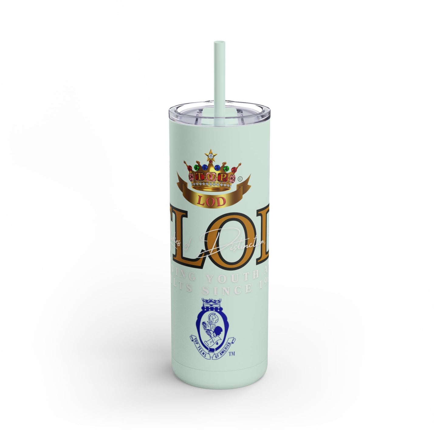 20oz Matte Tumbler | Crowned Love Design for Adults | Stylish Drinkware