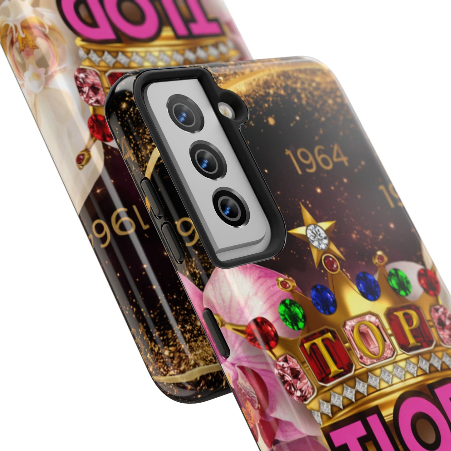 TLOD Crown Luxe Personalized Phone Case – Top Ladies of Distinction iPhone & Samsung Case | Custom Name Option