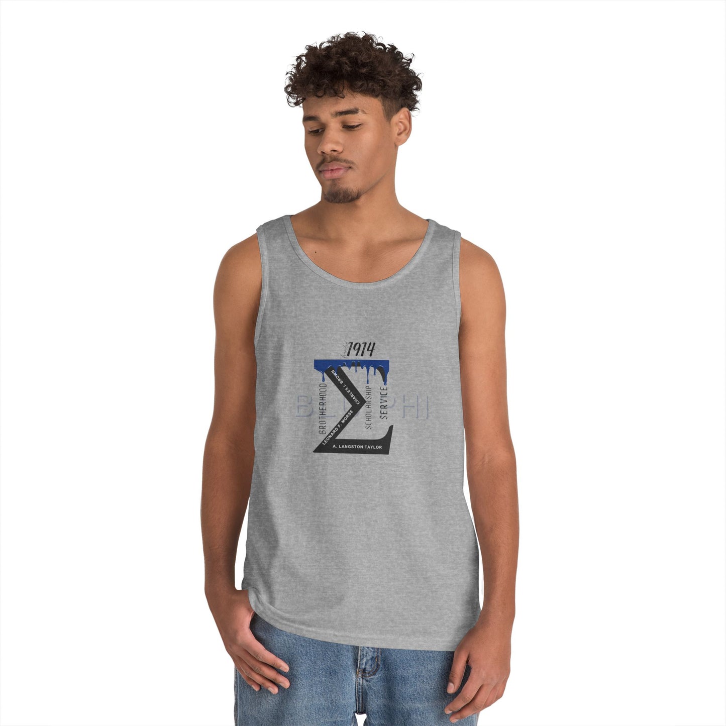 Phi Betai Sigma Tank Top — Retro Greek Letter Design (1914)